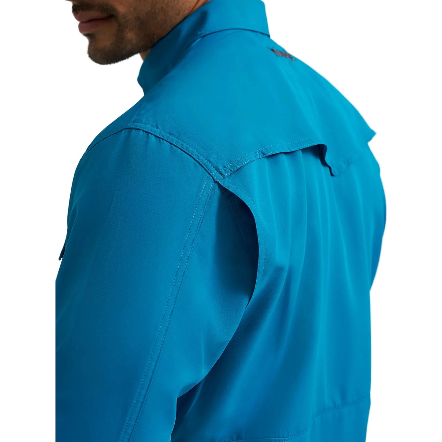 Men's Wrangler Performance Snap Long Sleeve Solid Shirt 112368051