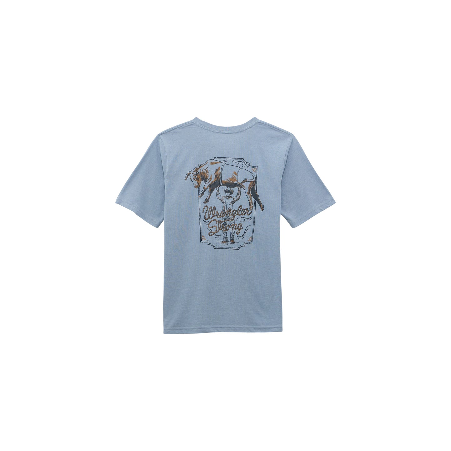 Boy's Wrangler Short Sleeve T-shirt Ashley Blue Heather 112368714