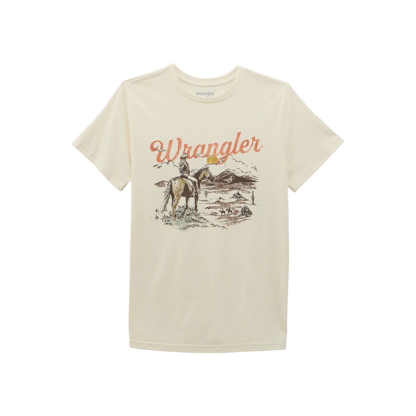 Women's Wrangler Retro White Cowgirl Graphic T-shirt 112368891