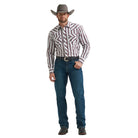 Men's Wrangler 20X Competition Advanced Comfort Long Sleeve Western Snap Shirt 112369494