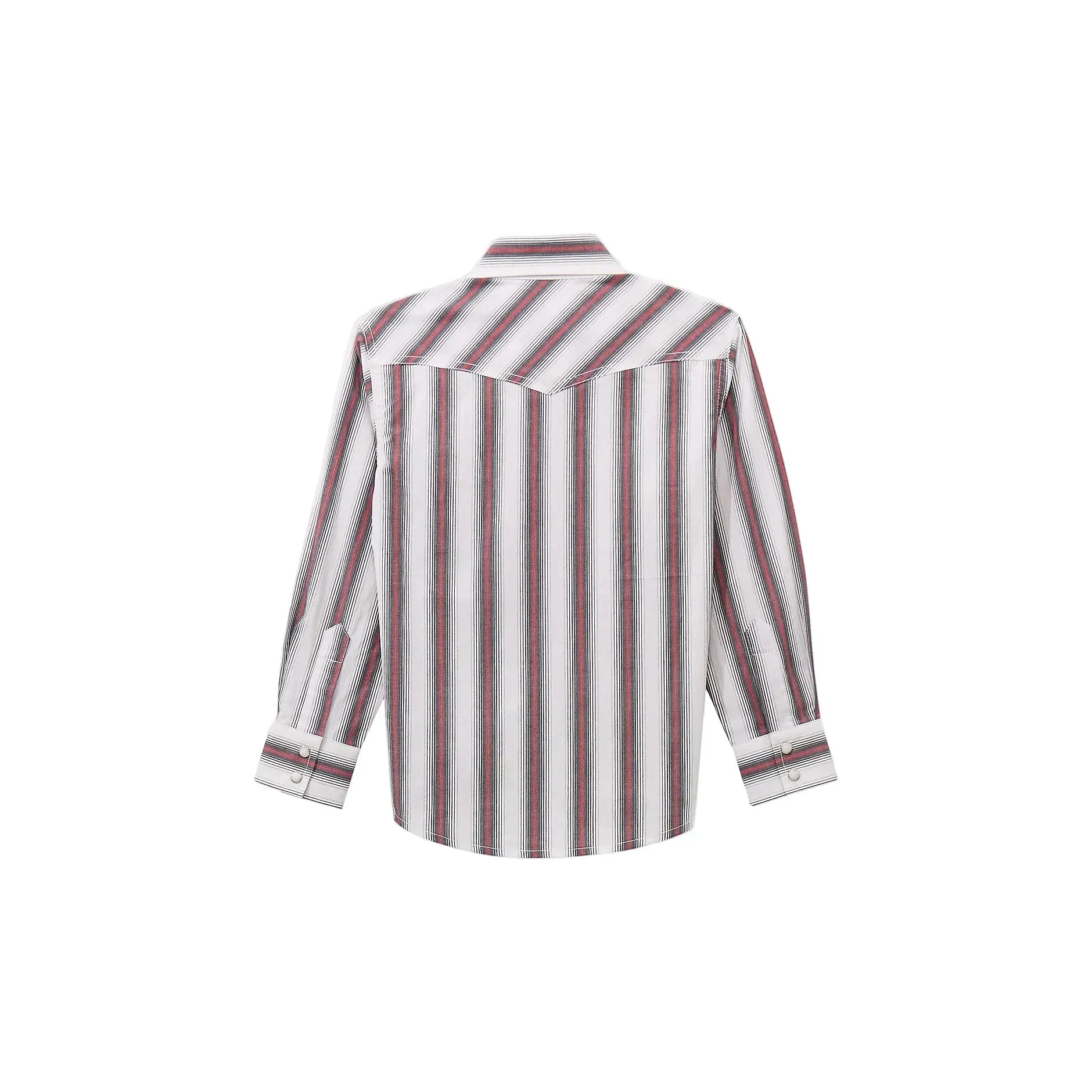 Boy's Wrangler 20X Advanced Comfort Western Snap Print Shirt 112369515