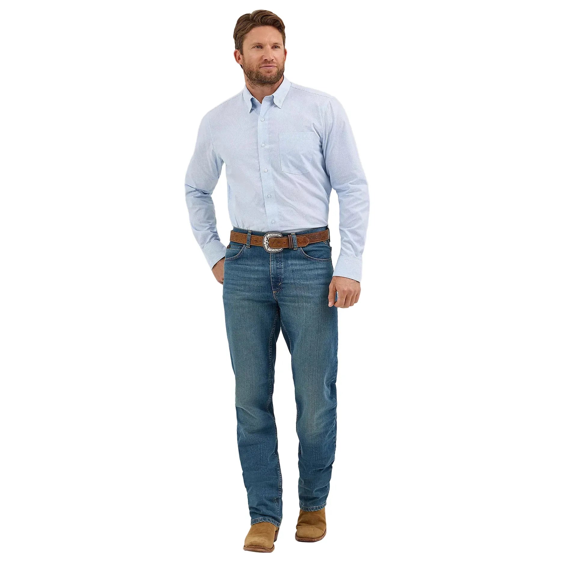 Men's Wrangler Cody Johnson One Pocket Button Down Shirt 112369518