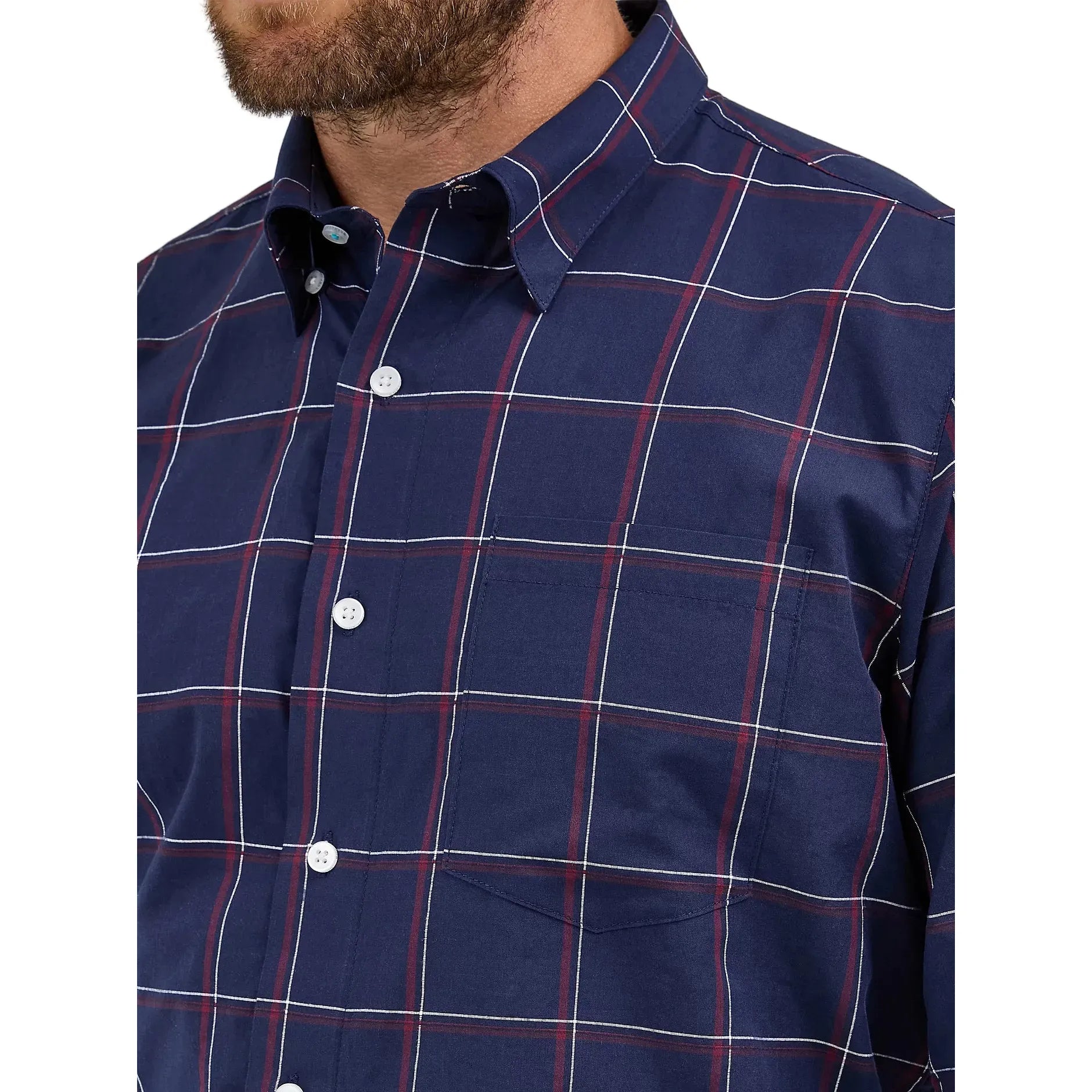 Men's Wrangler Cody Johnson One Pocket Button Down Shirt