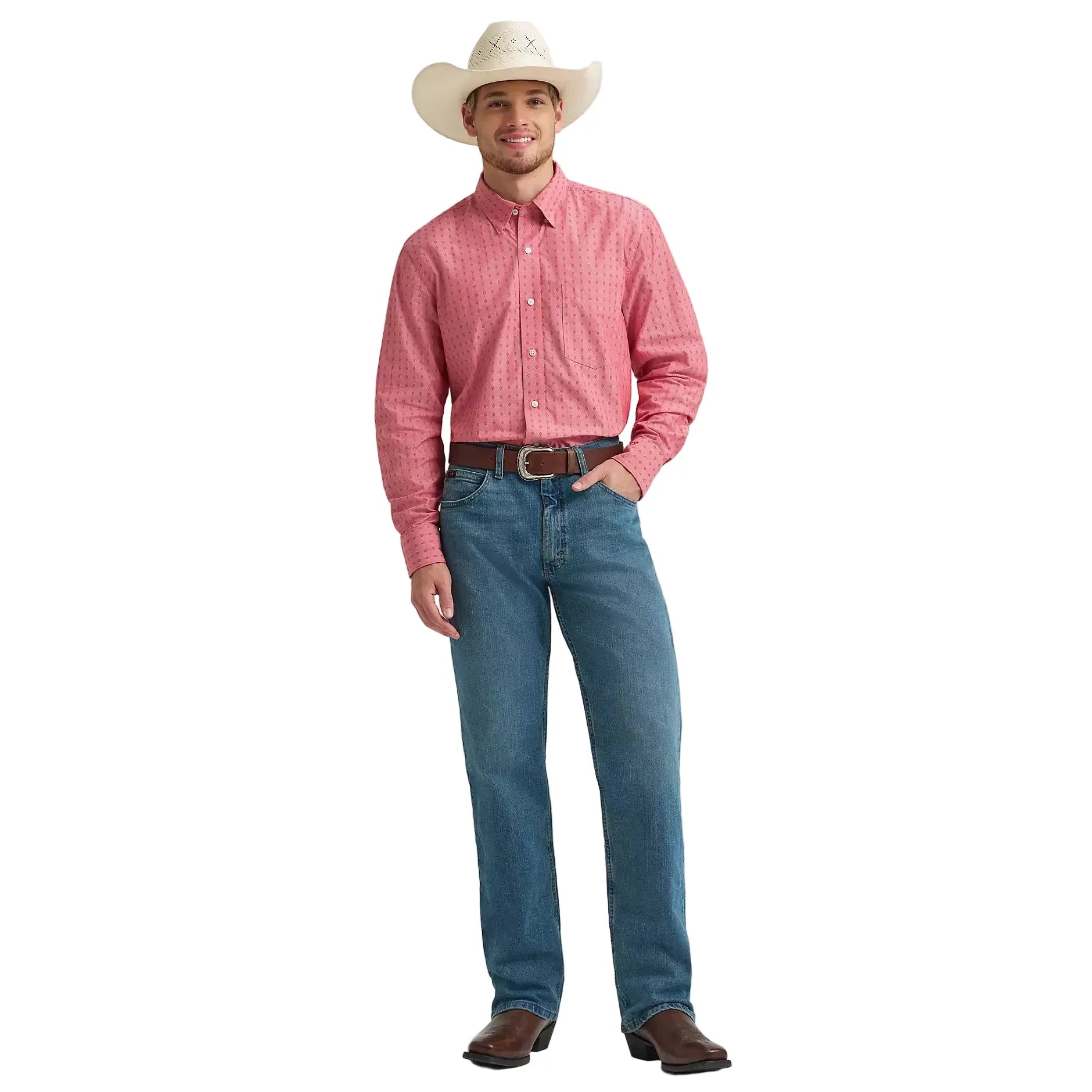 Men's Wrangler Cody Johnson One Pocket Button Down Shirt 112374464