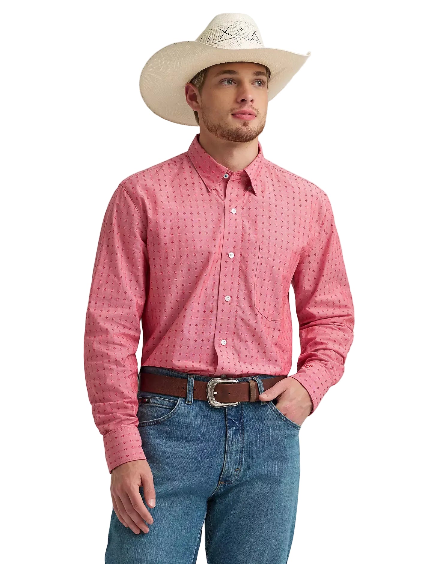 Men's Wrangler Cody Johnson One Pocket Button Down Shirt 112374464