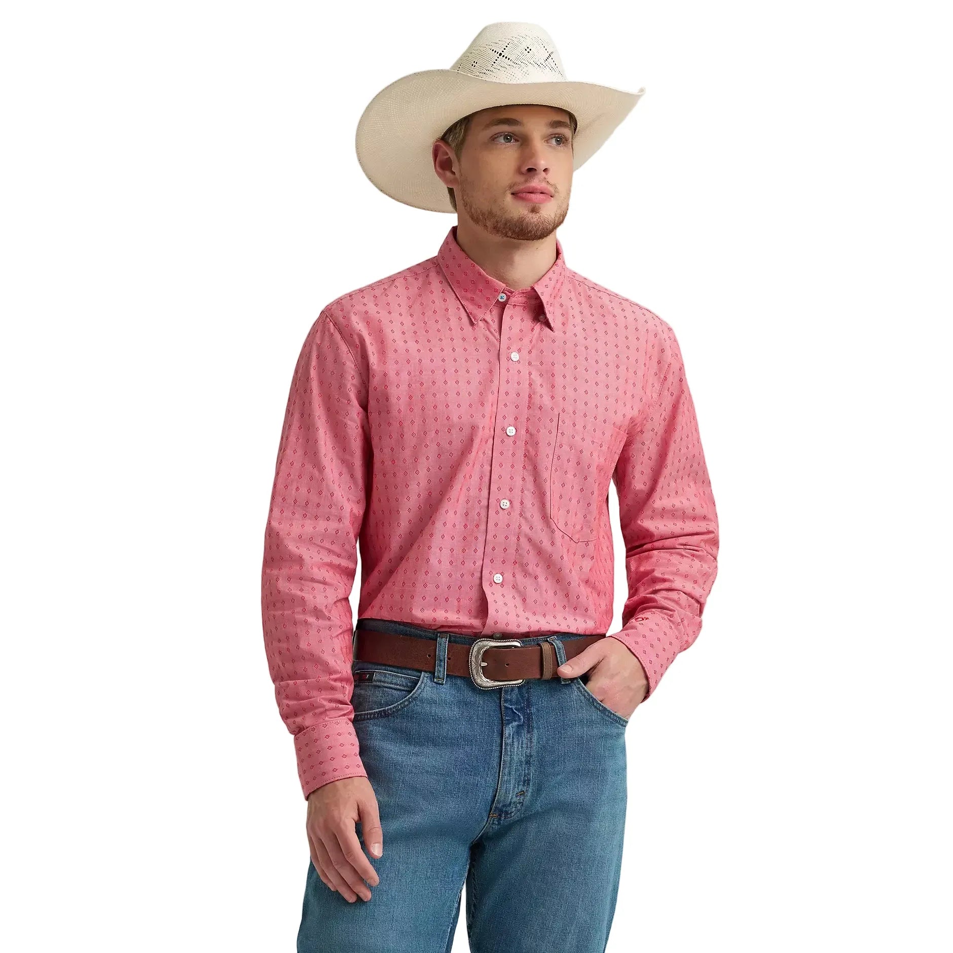 Men's Wrangler Cody Johnson One Pocket Button Down Shirt 112374464