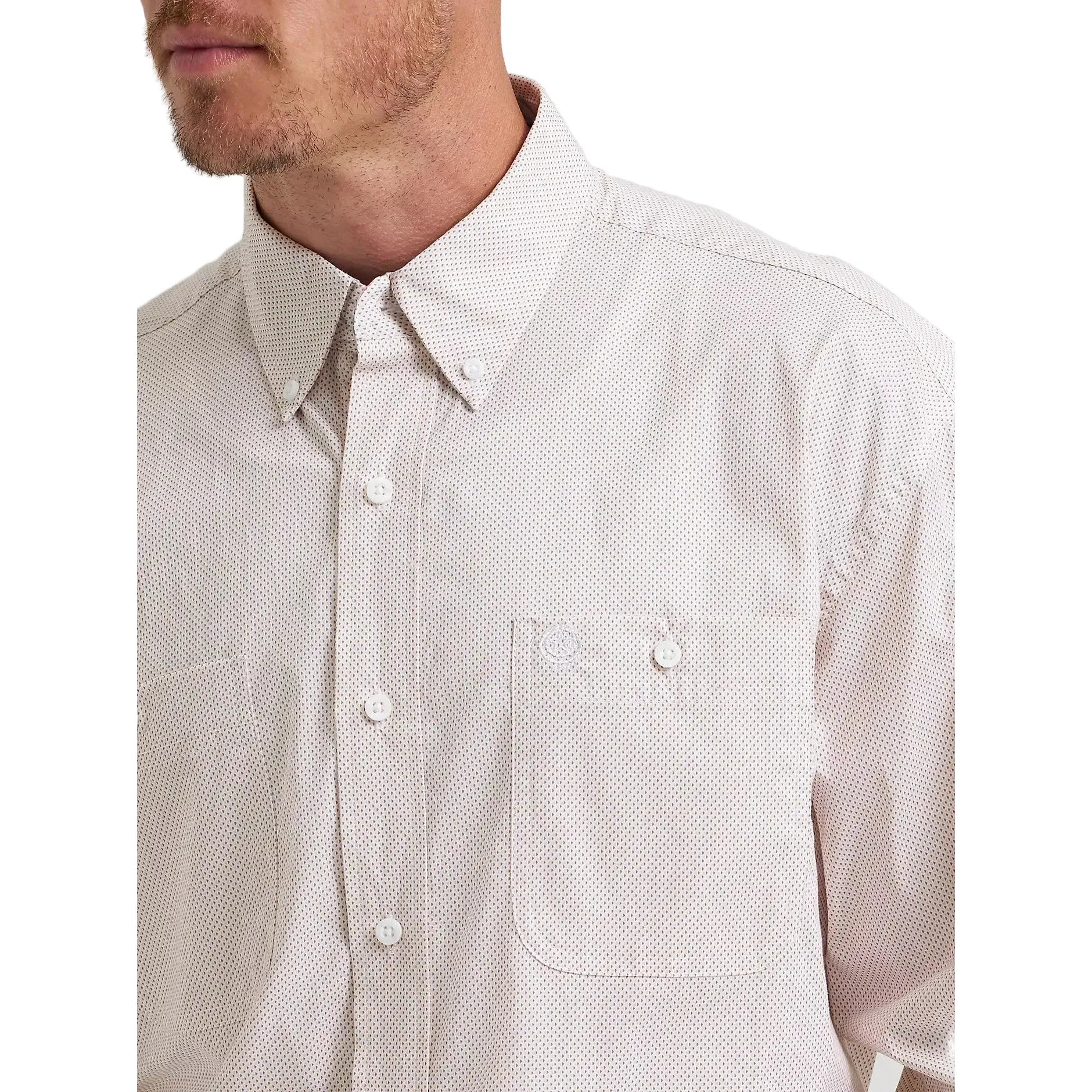 Men's Wrangler® George Strait™ Long Sleeve Button Down Two Pocket Shirt 112374612