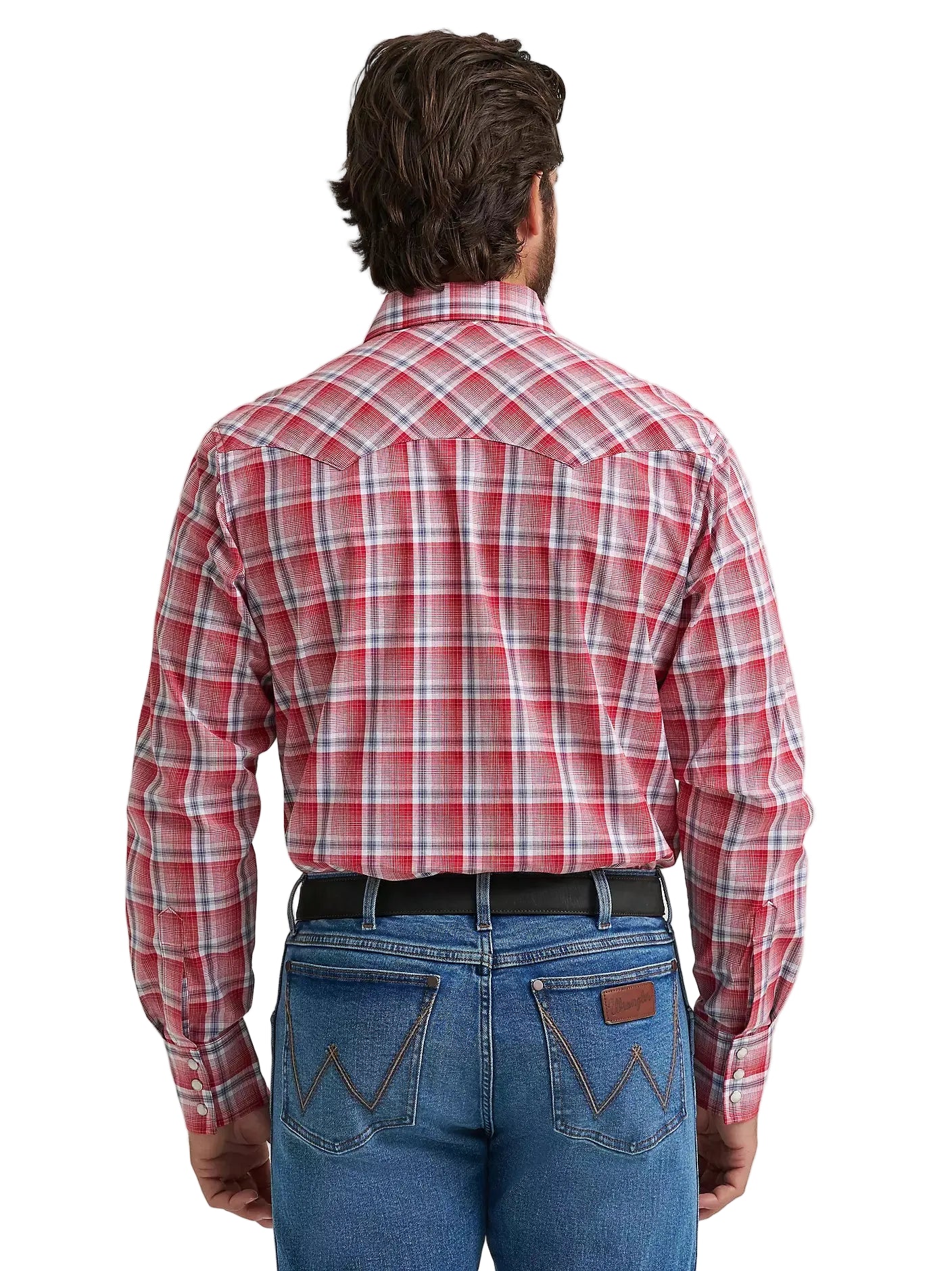 Men's Wrangler Retro Long Sleeve Sawtooth Snap Pocket Western Shirt 112374741