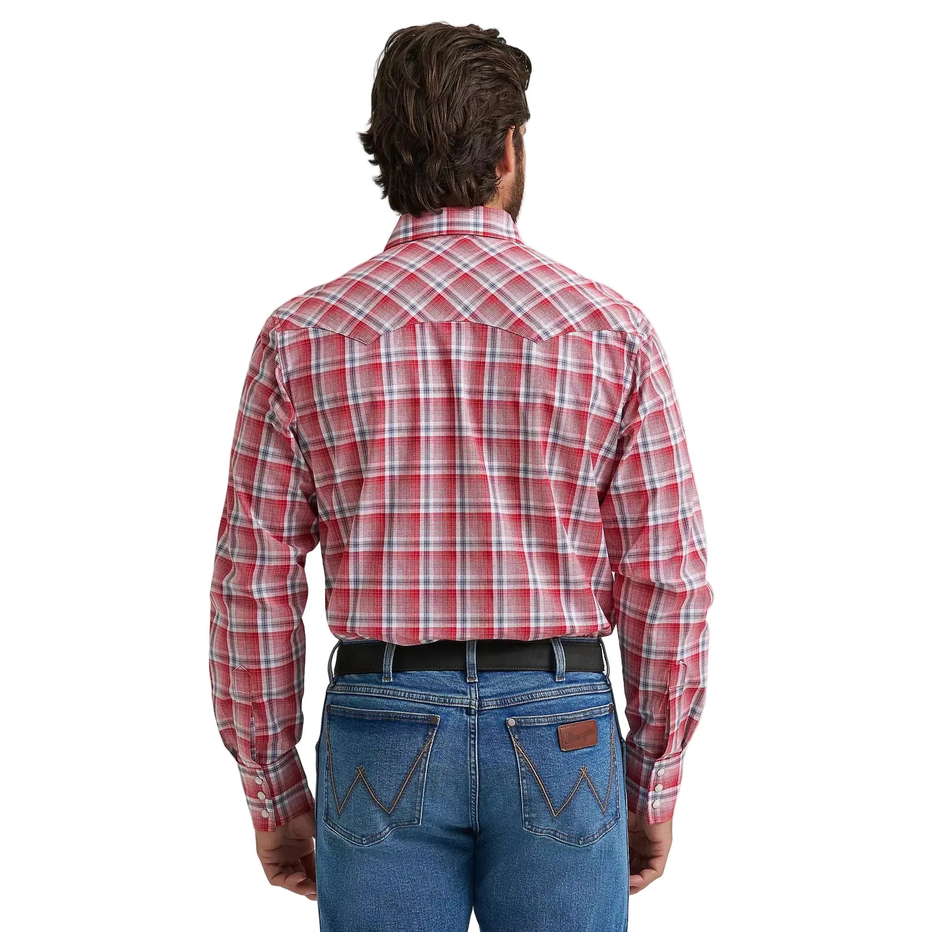 Men's Wrangler Retro Long Sleeve Sawtooth Snap Pocket Western Shirt 112374741