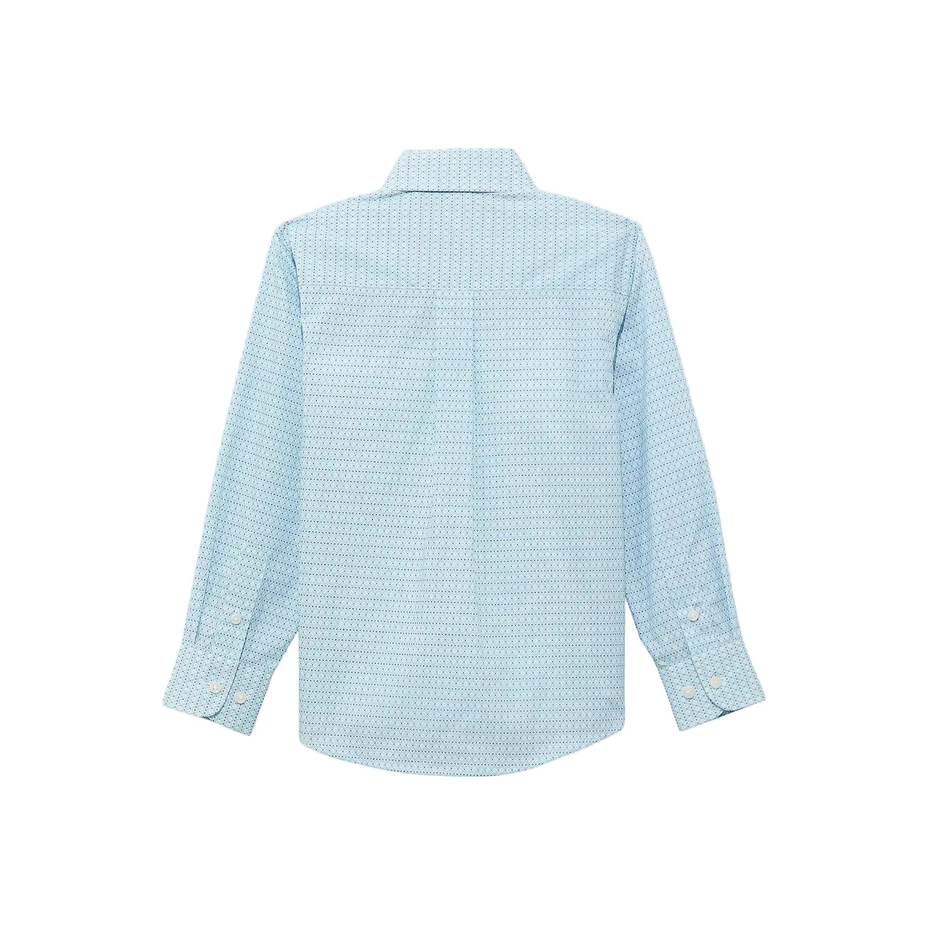 Boy's Wrangler Classic Button-Down Print Shirt 112374800