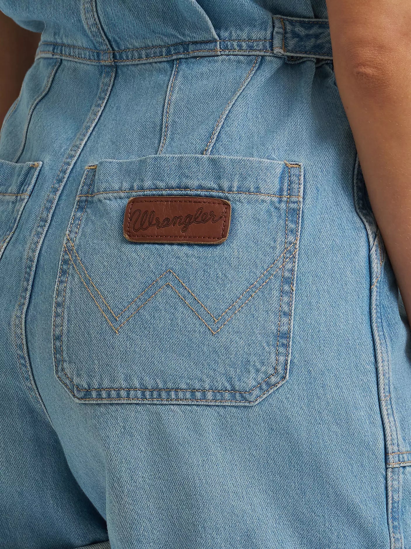 Women's Wrangler Denim Snap Utility Romper 112379510