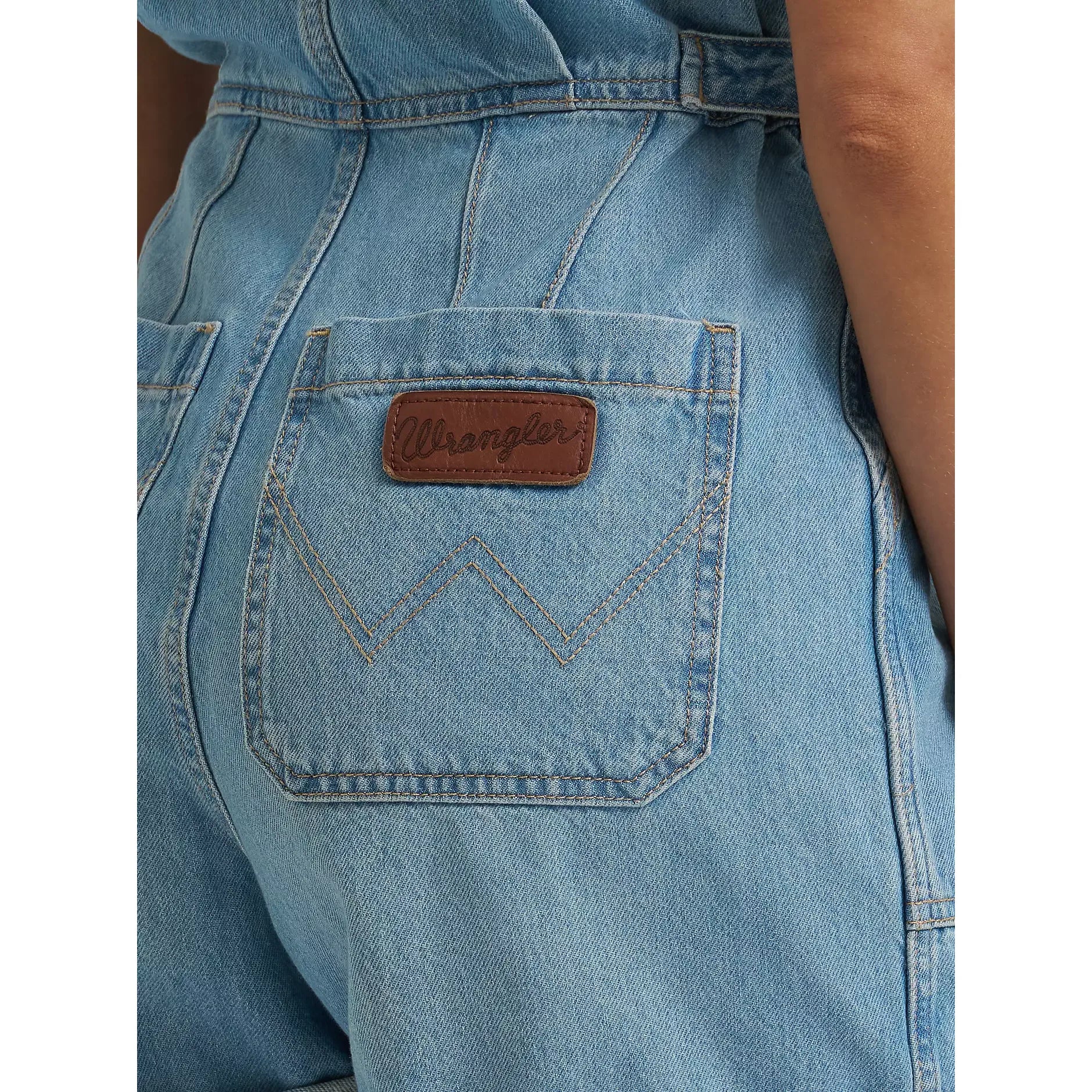 Women's Wrangler Denim Snap Utility Romper 112379510