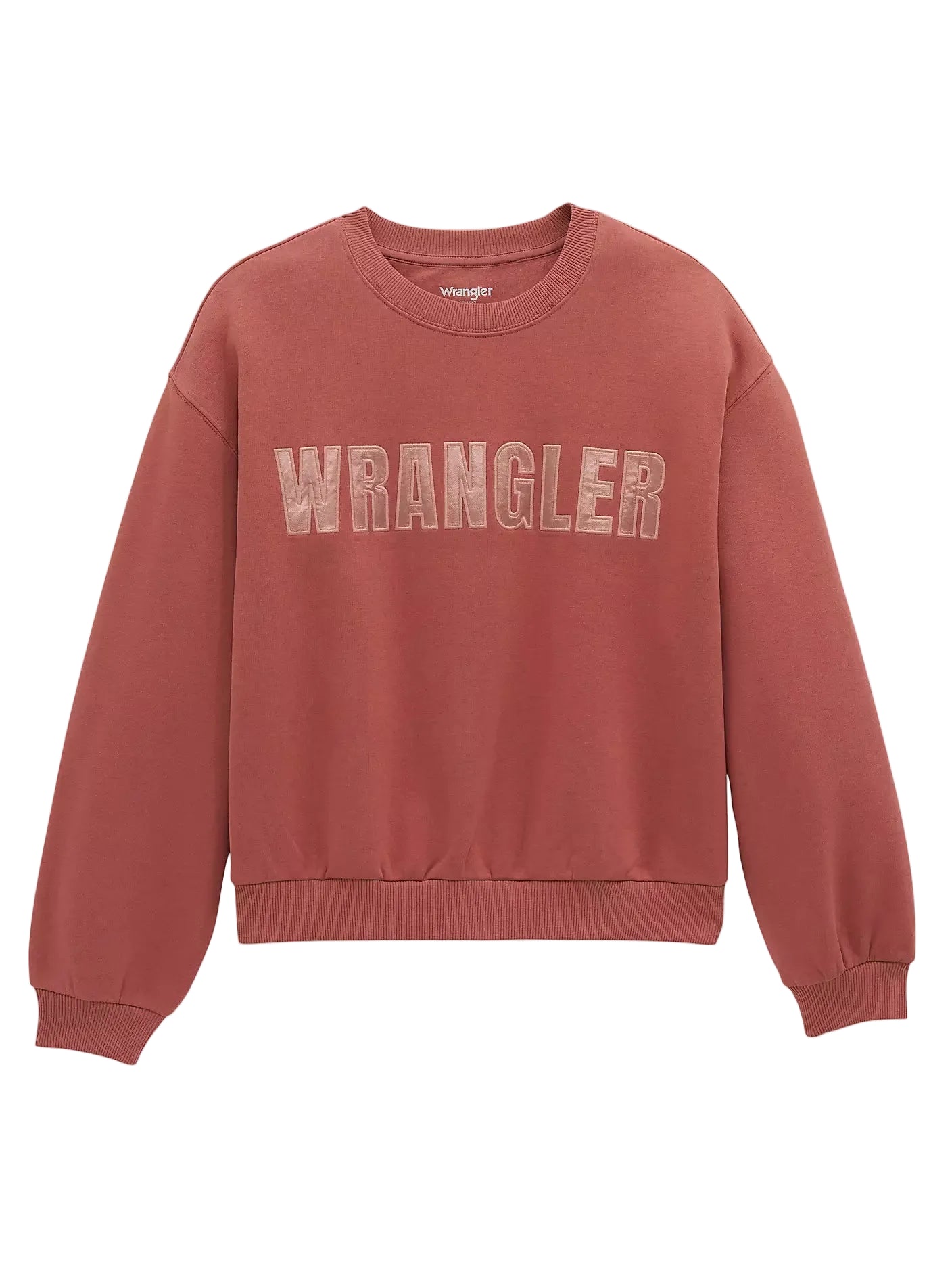 Wrangler Women's Withered Rose Logo Canyon Crewneck Sweatshirt 112380254