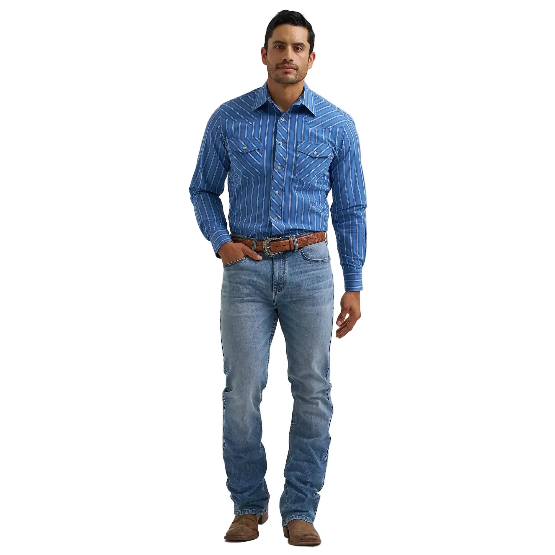 Men's Wrangler 20X Competition Advanced Comfort Long Sleeve Snap Shirt 112381453