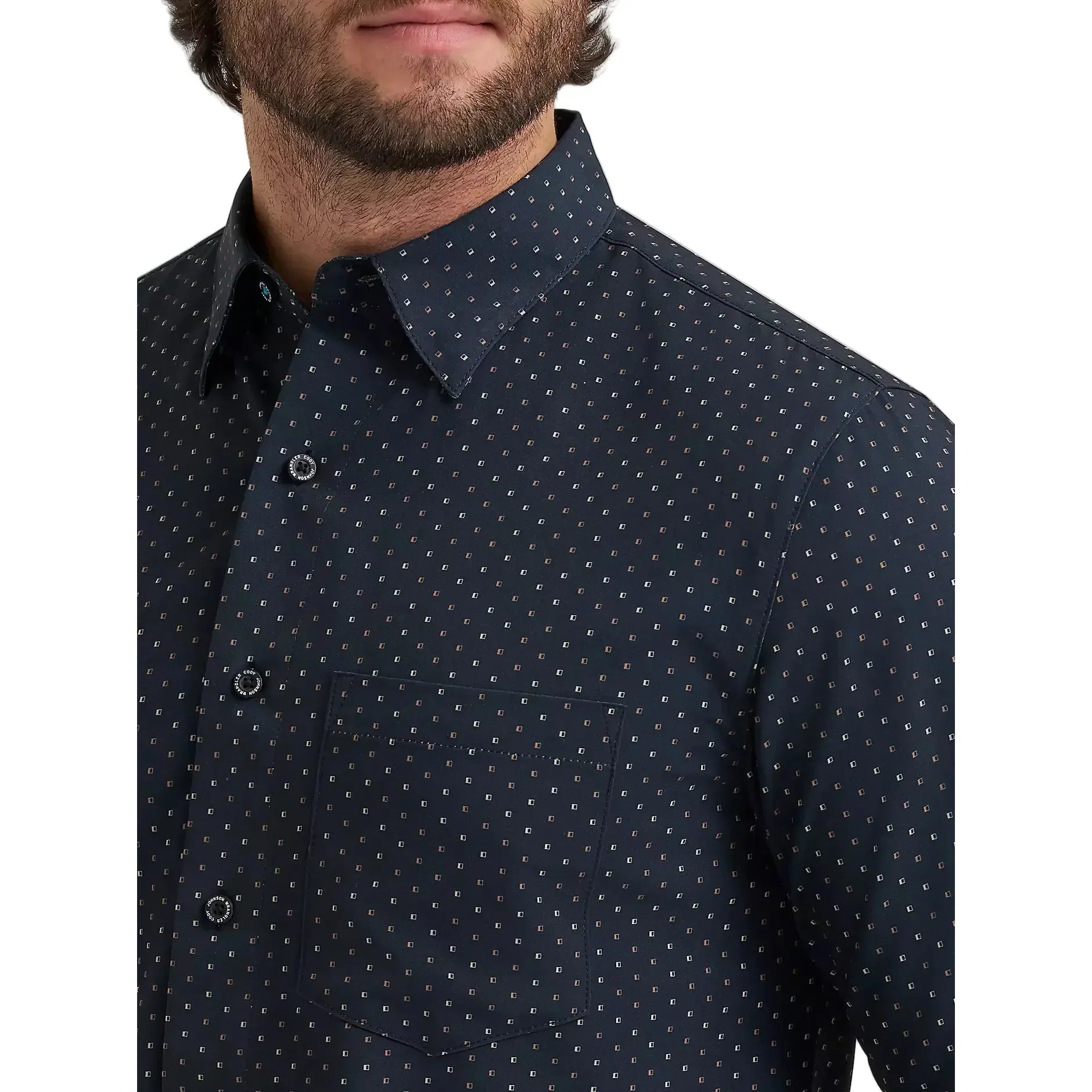Men's Wrangler Cody Johnson D Spot Performance Button Down Shirt 112381618