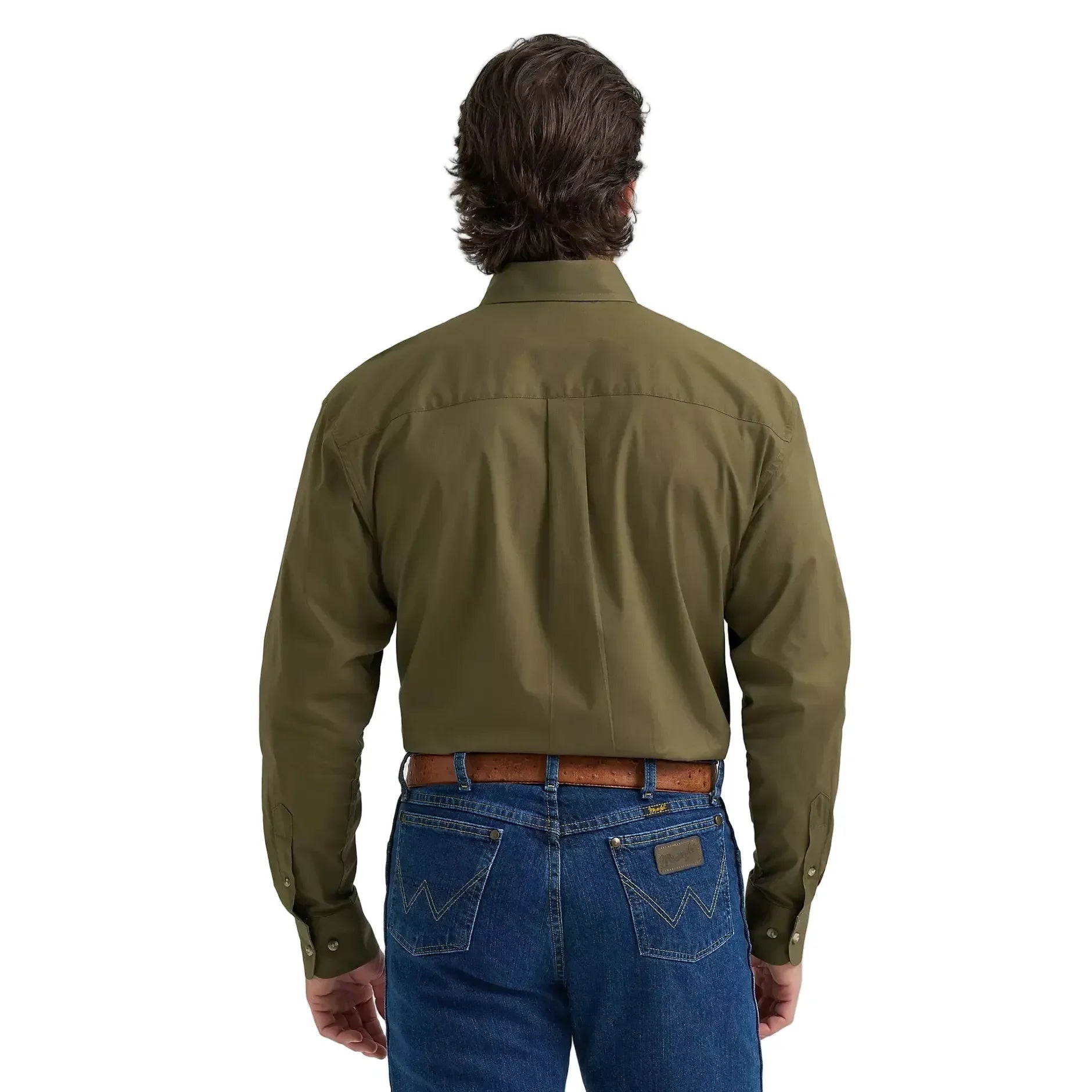 Men's Wrangler Lichen George Strait Long Sleeve Button Down Shirt 112381943