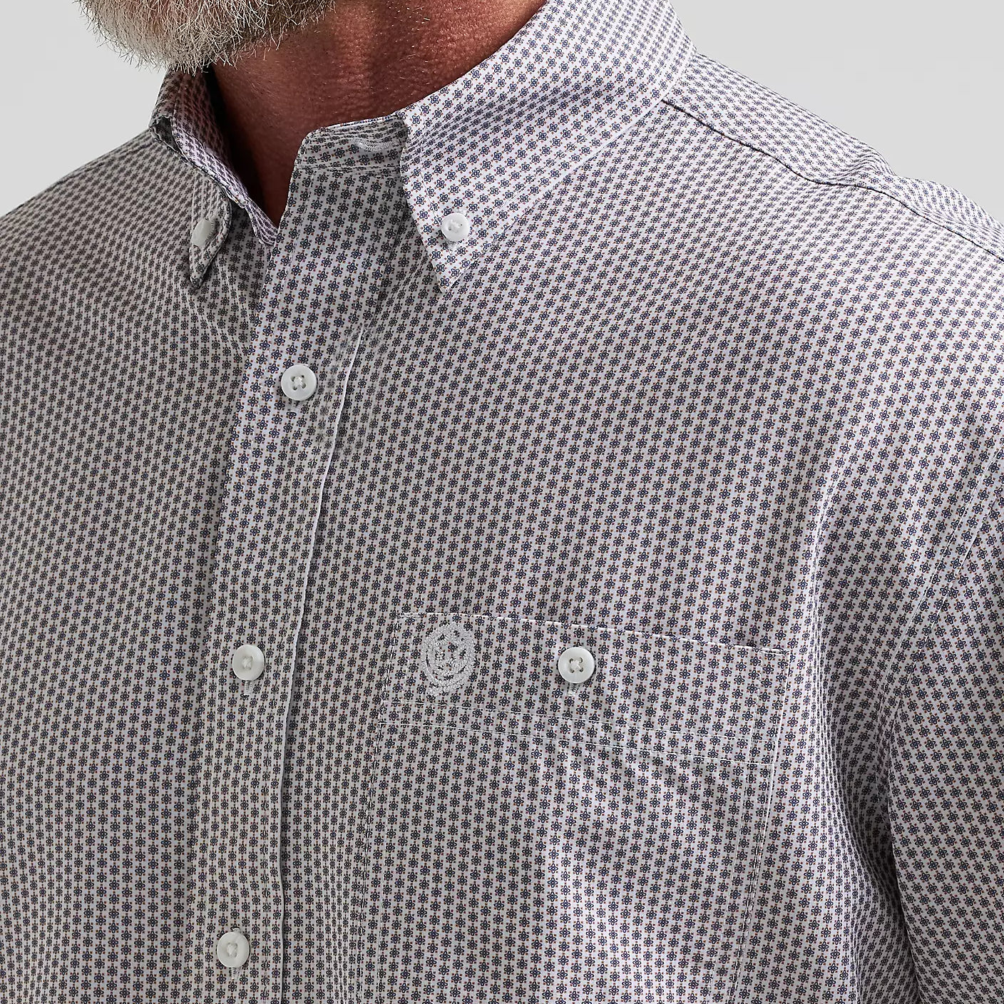 Men's Lagoon Starburst George Strait Performance Button Down Shirt 112381963