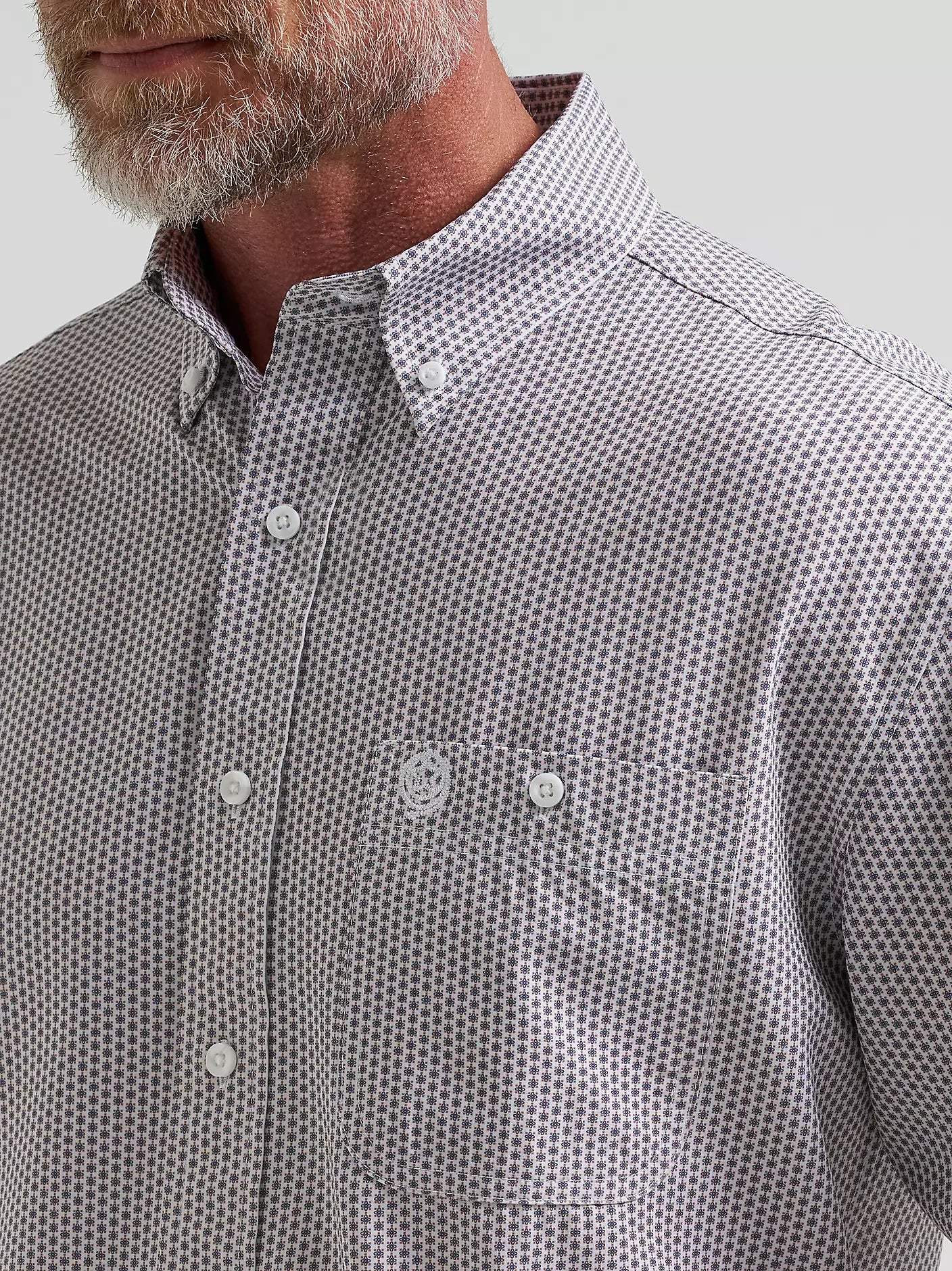 Men's Lagoon Starburst George Strait Performance Button Down Shirt 112381963