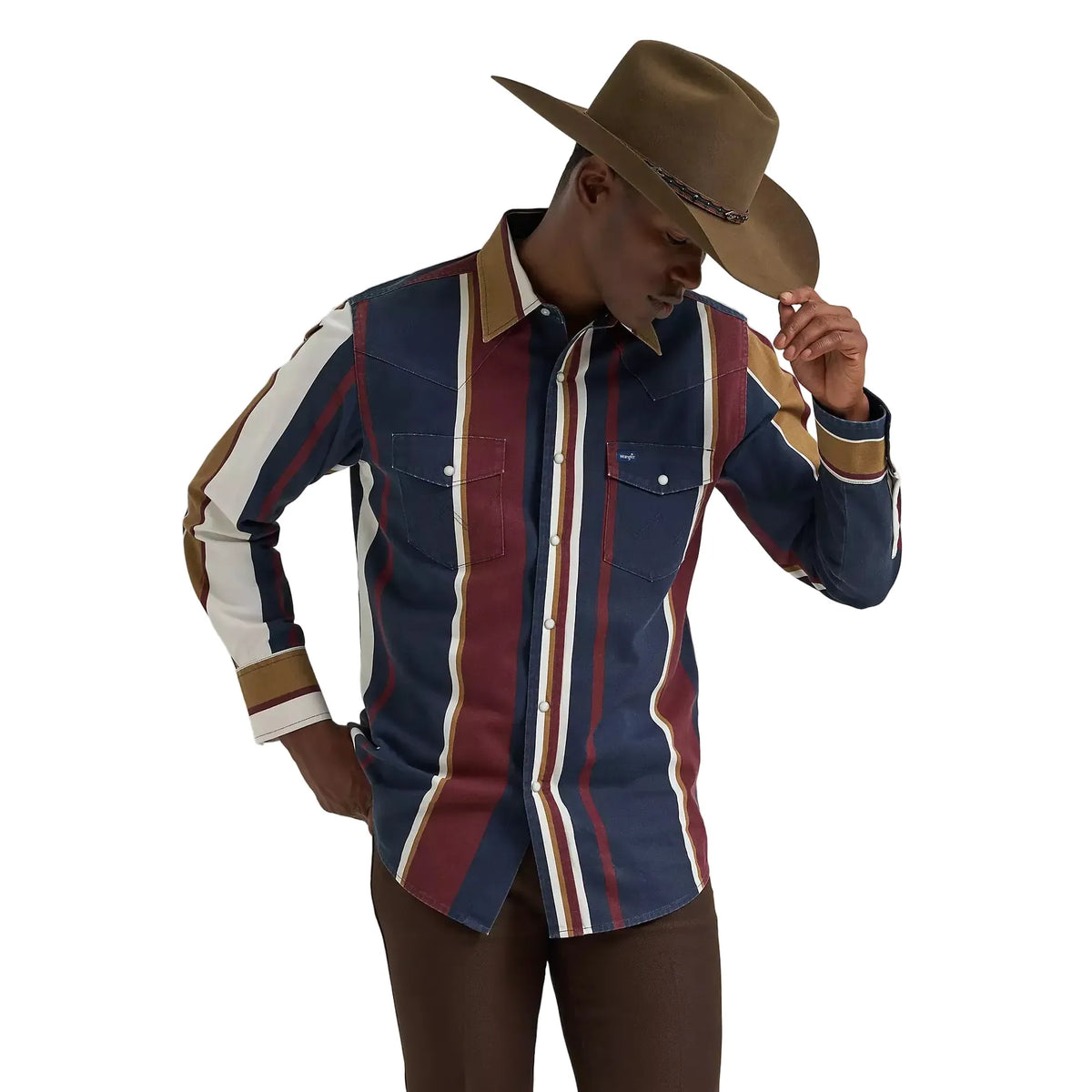 Men's Wrangler Midnight Oak Vintage-Inspired Brushpopper Western