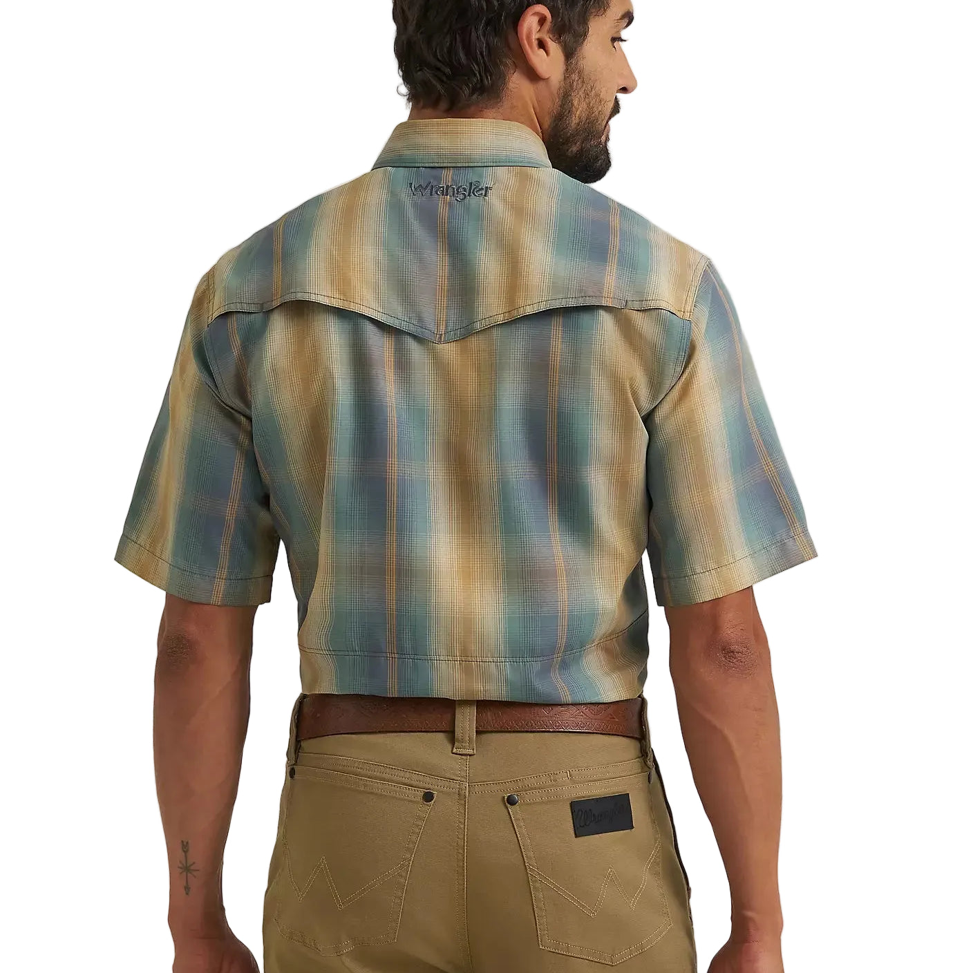 Men's Wrangler Turbulence All Terrain Performance Plaid Shirt 112382381