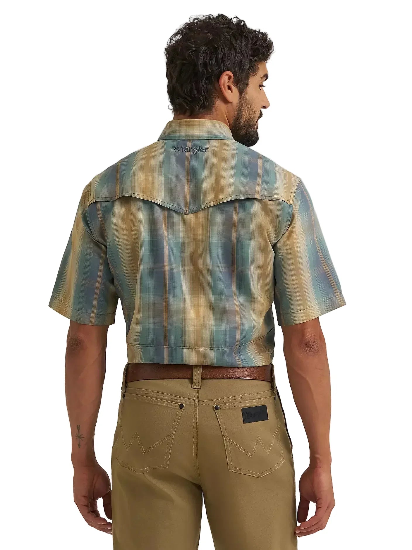 Men's Wrangler Turbulence All Terrain Performance Plaid Shirt 112382381
