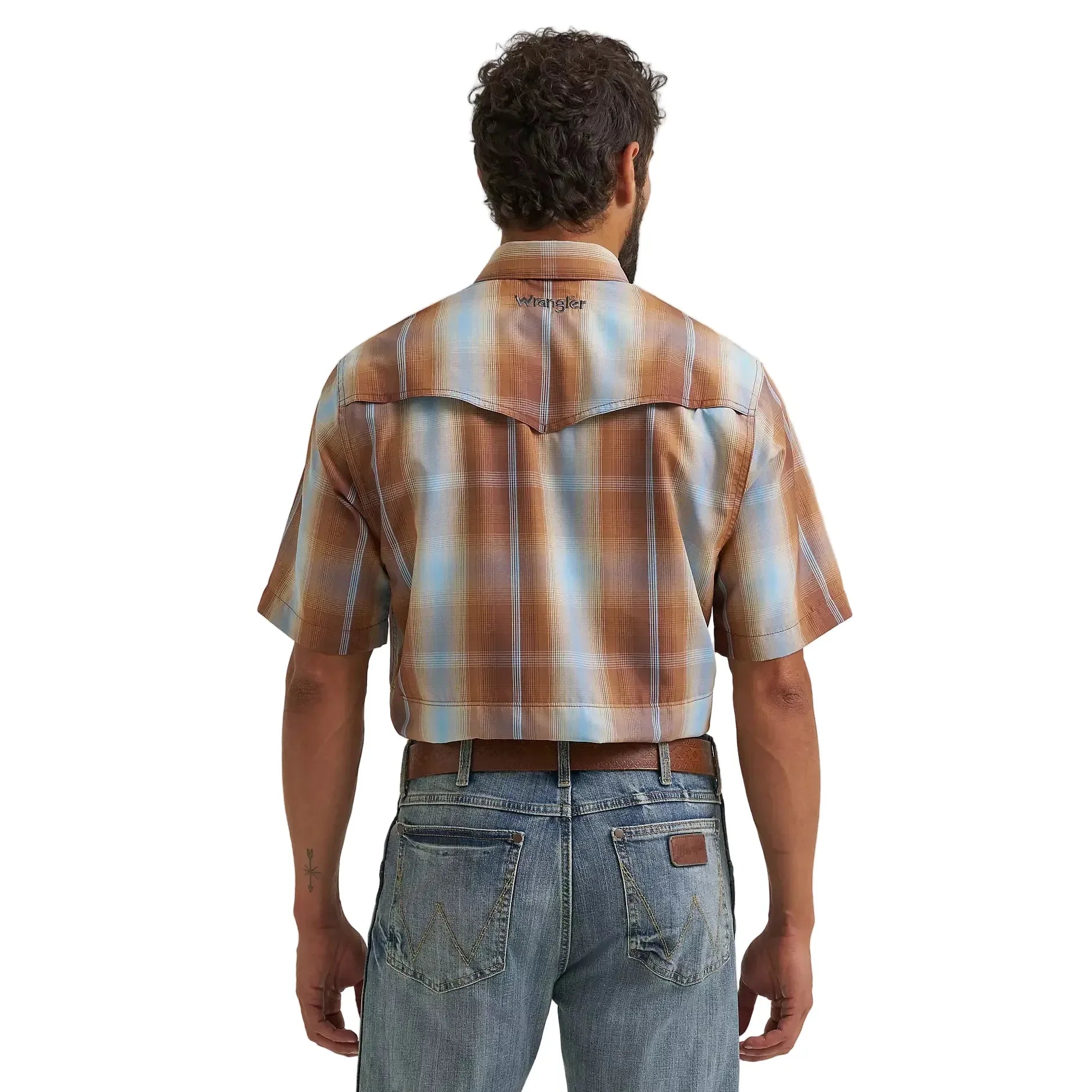 Men's Wrangler Turbulence All Terrain Gear Performance Plaid Shirt 112382382