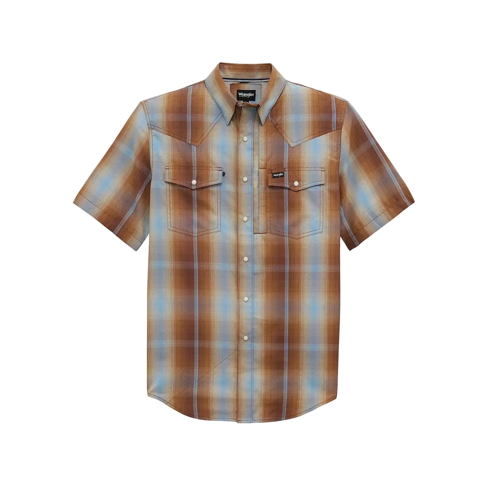 Men's Wrangler Turbulence All Terrain Gear Performance Plaid Shirt 112382382