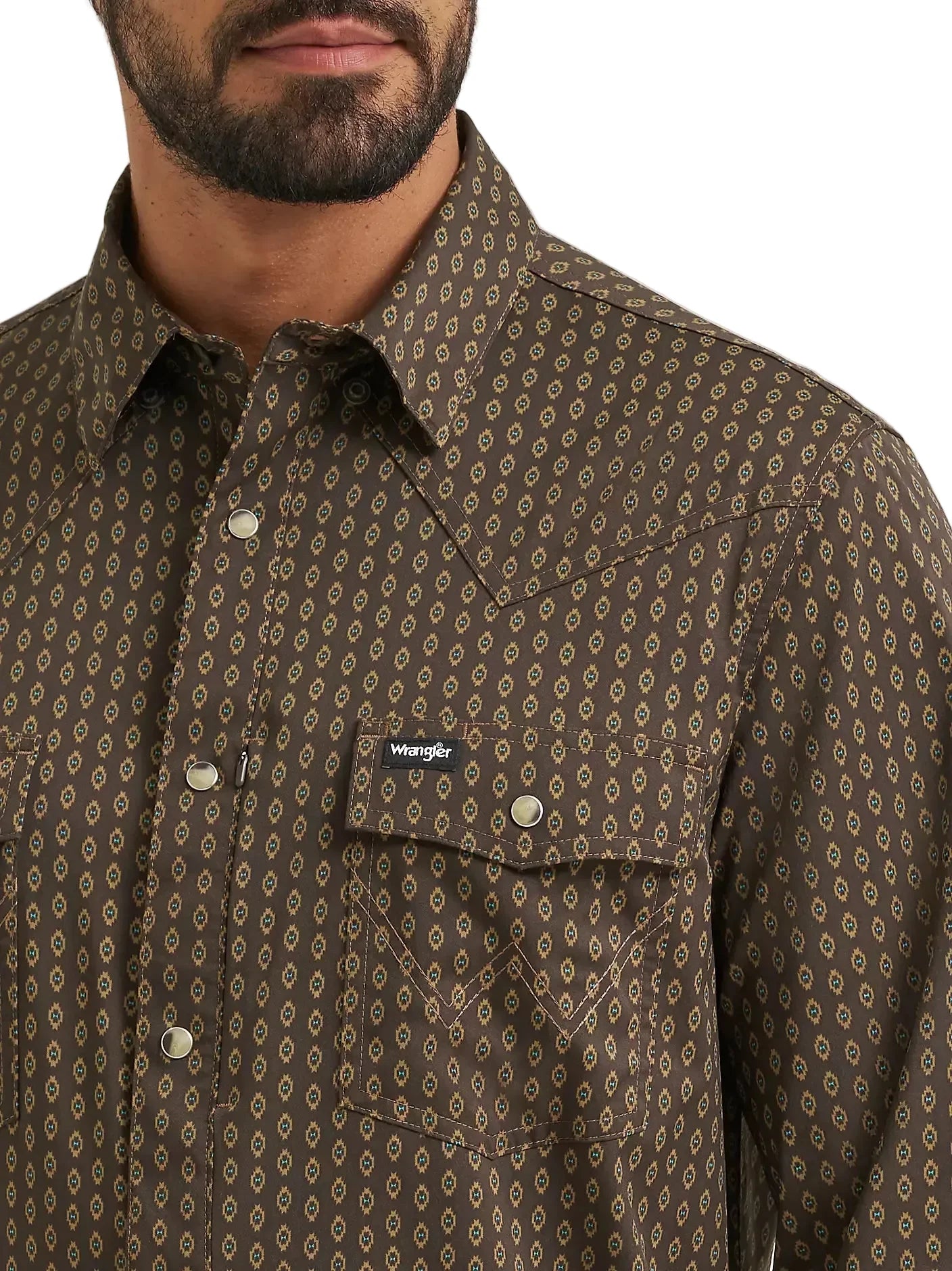 Men's Wrangler Turkish Coffee All Terrain Gear Technical Shirt 112382502