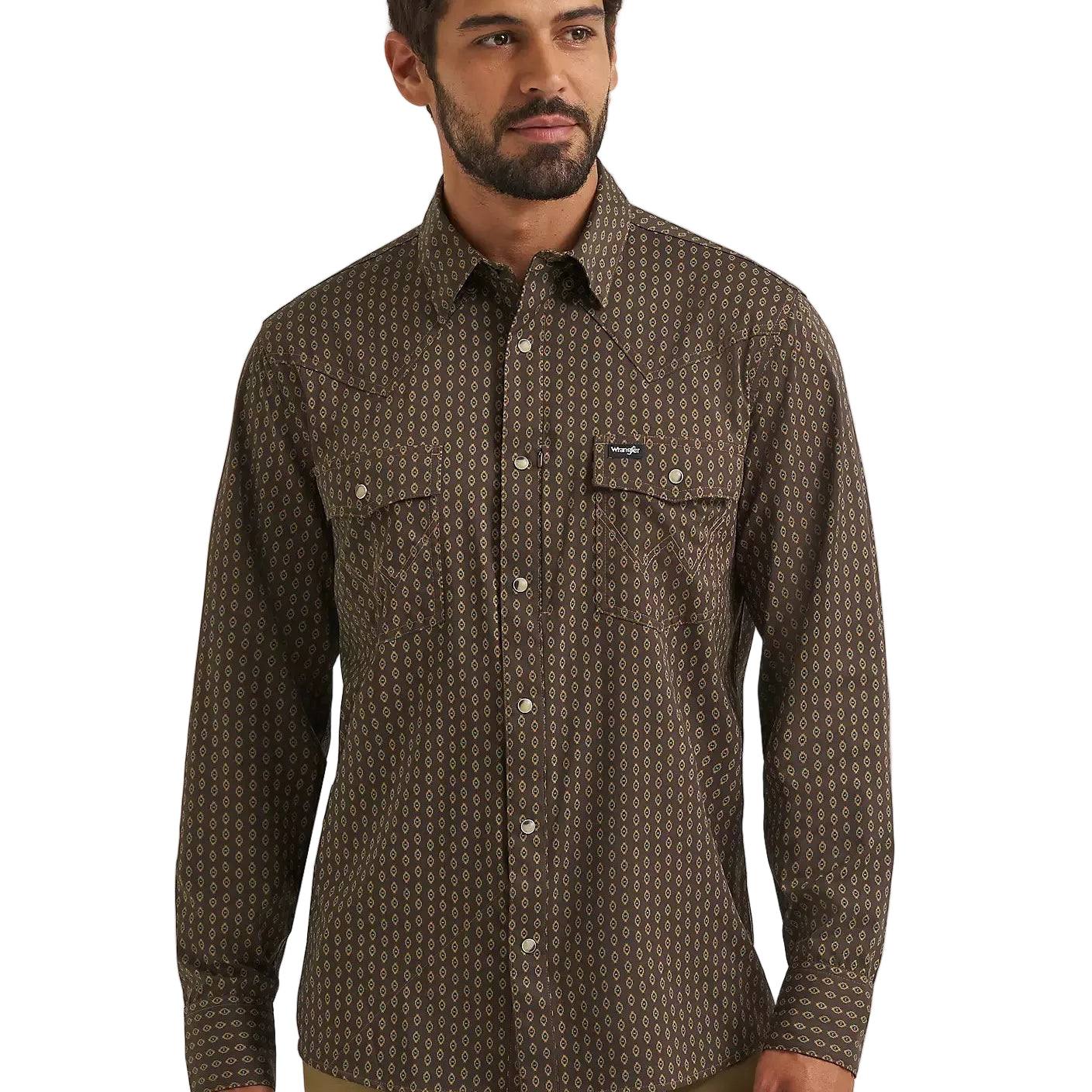 Men's Wrangler Turkish Coffee All Terrain Gear Technical Shirt 112382502