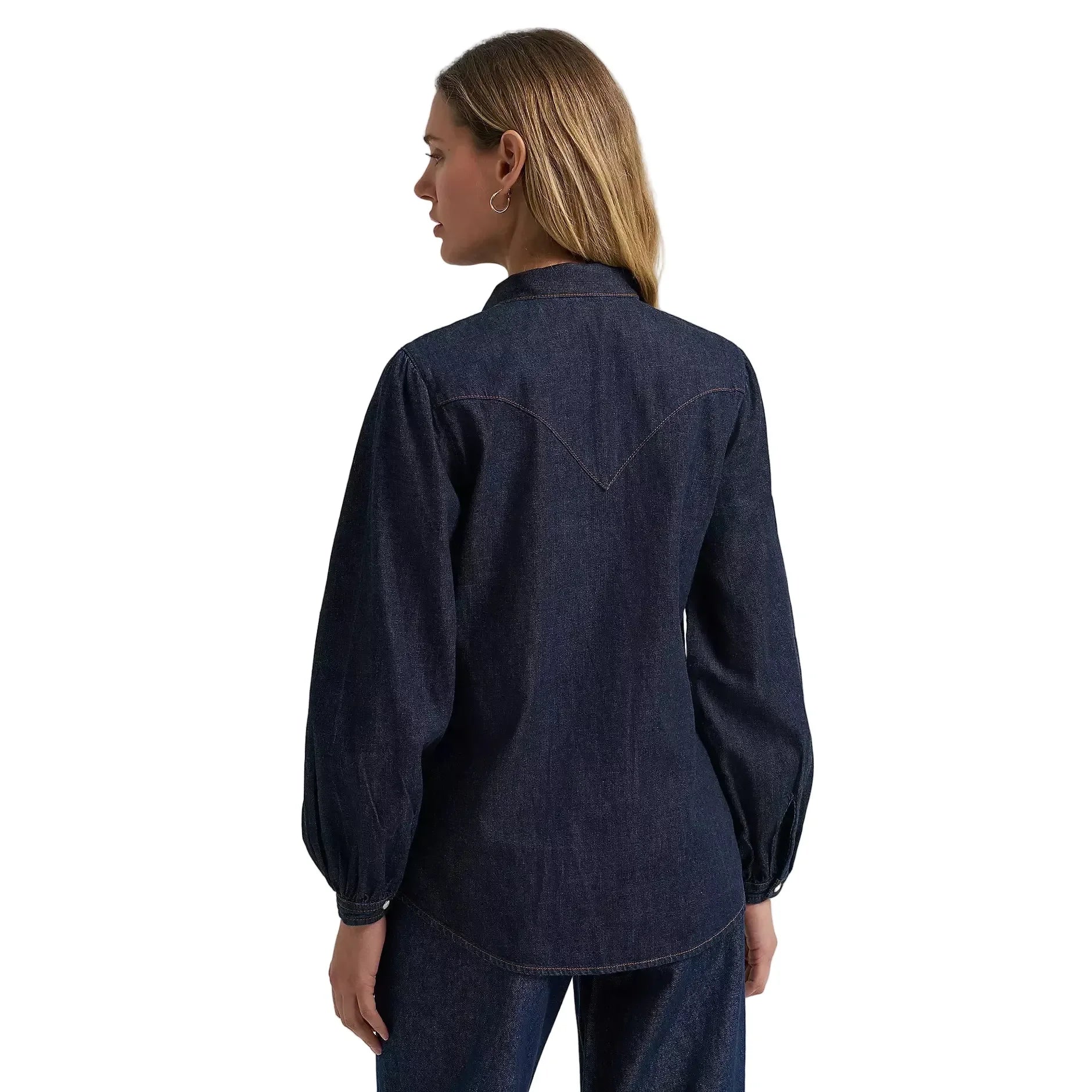 Women's Wrangler Denim Bow Snap Shirt 112382509