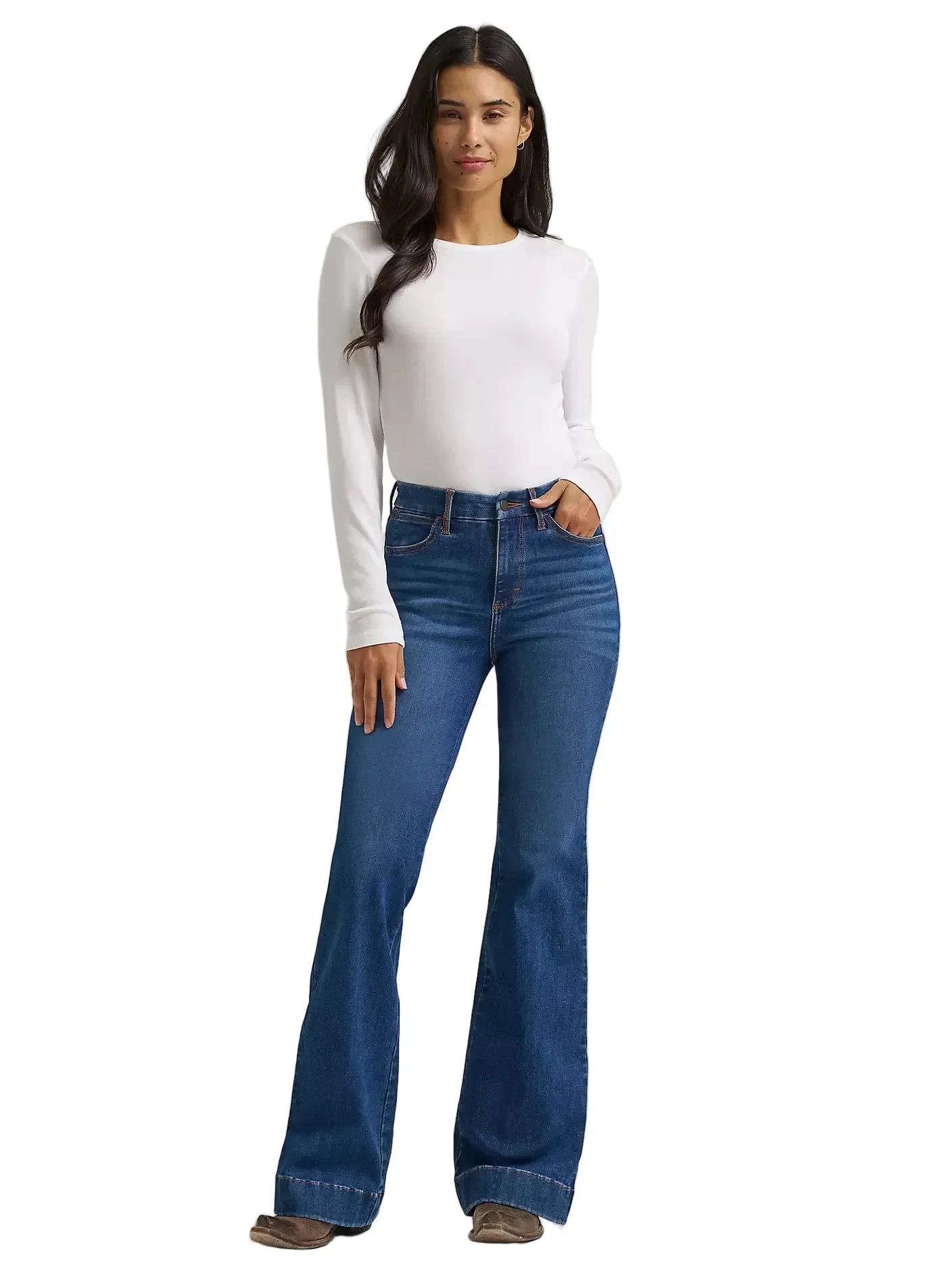 Women's Wrangler Reina Bespoke High Rise Trouser Jeans 112382765