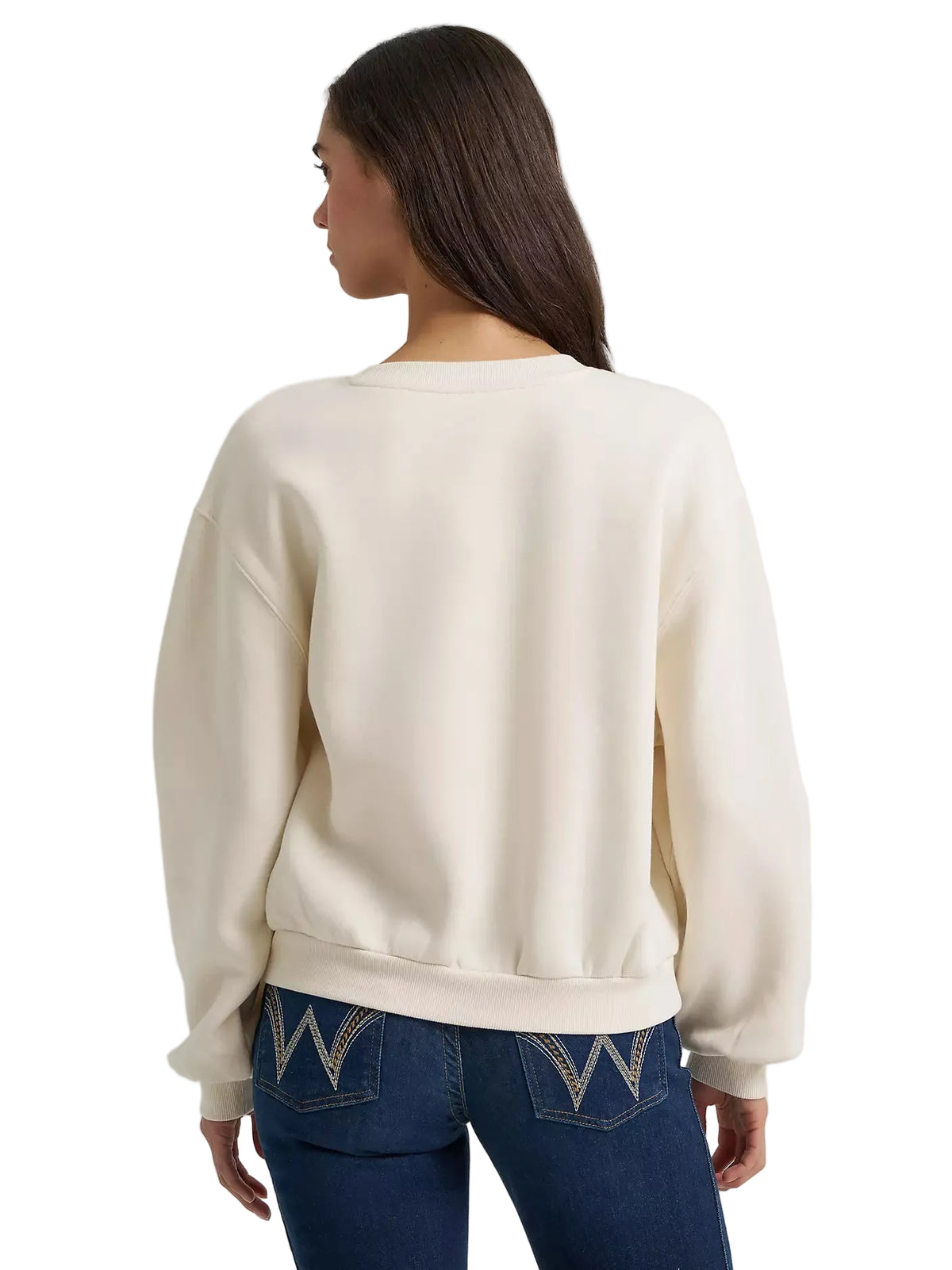 Wrangler Women's Cream Boot Graphic Pullover 112385399