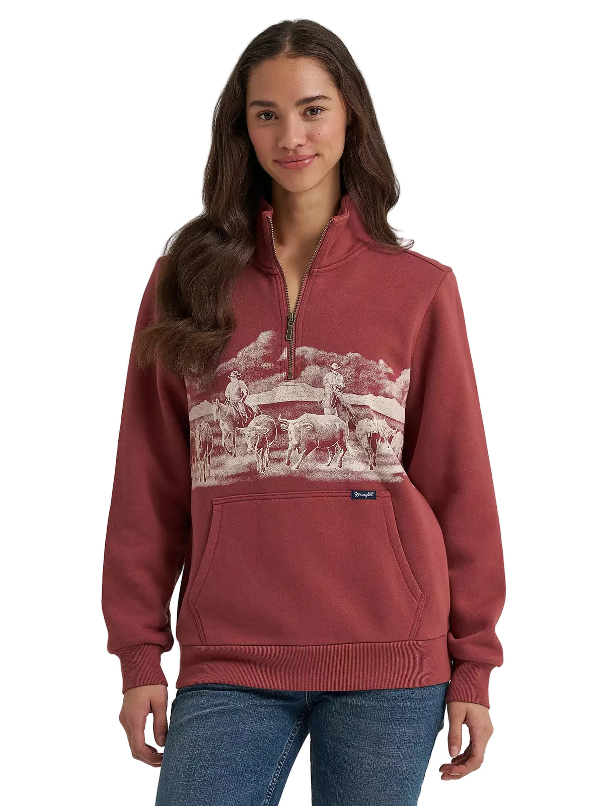 Wrangler Women's Rose Wild West Pullover 112385419