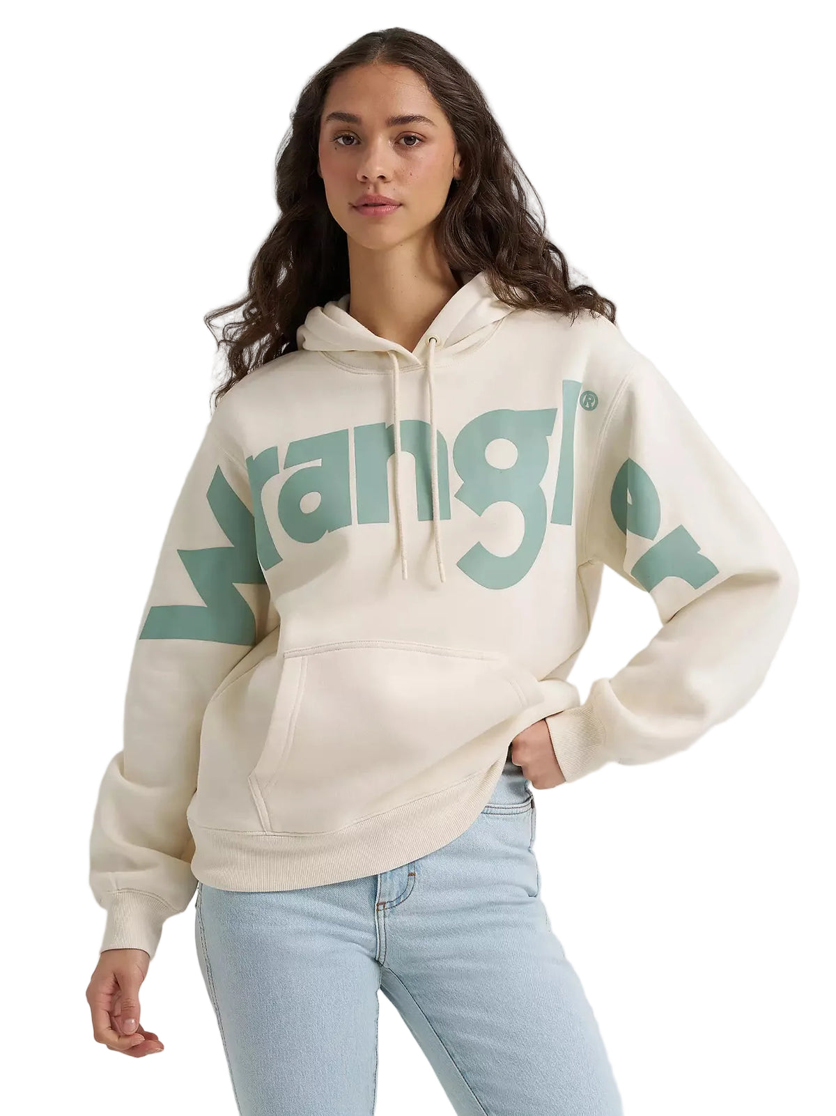 Wrangler Women's Frozen Pond Wide Open Spaces Logo Hoodie 112385431