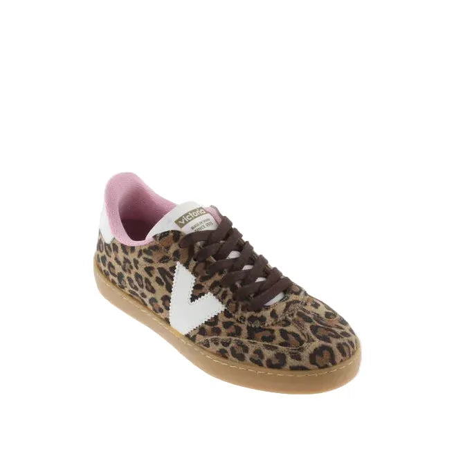 Women's Victoria Berlin Leopard Suede & Contrast Casual Shoes 1126205