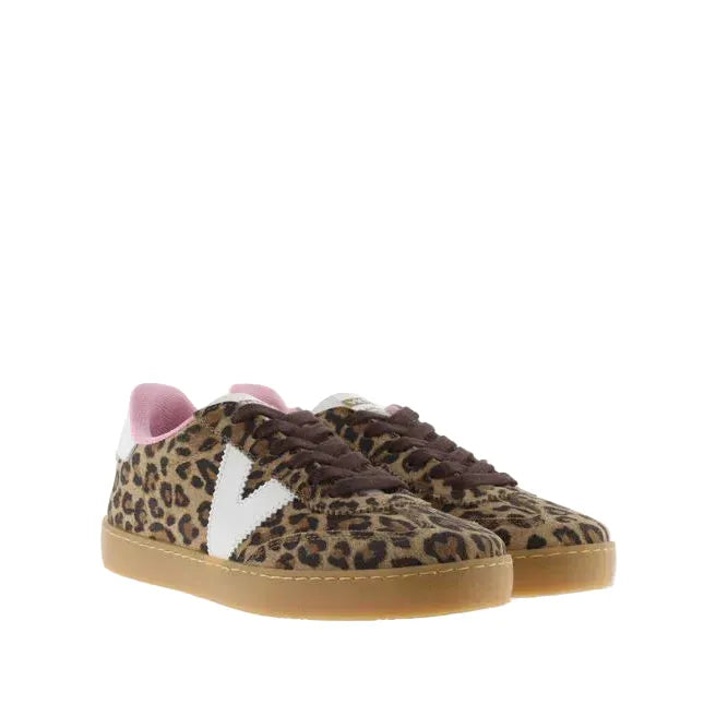 Women's Victoria Berlin Leopard Suede & Contrast Casual Shoes 1126205