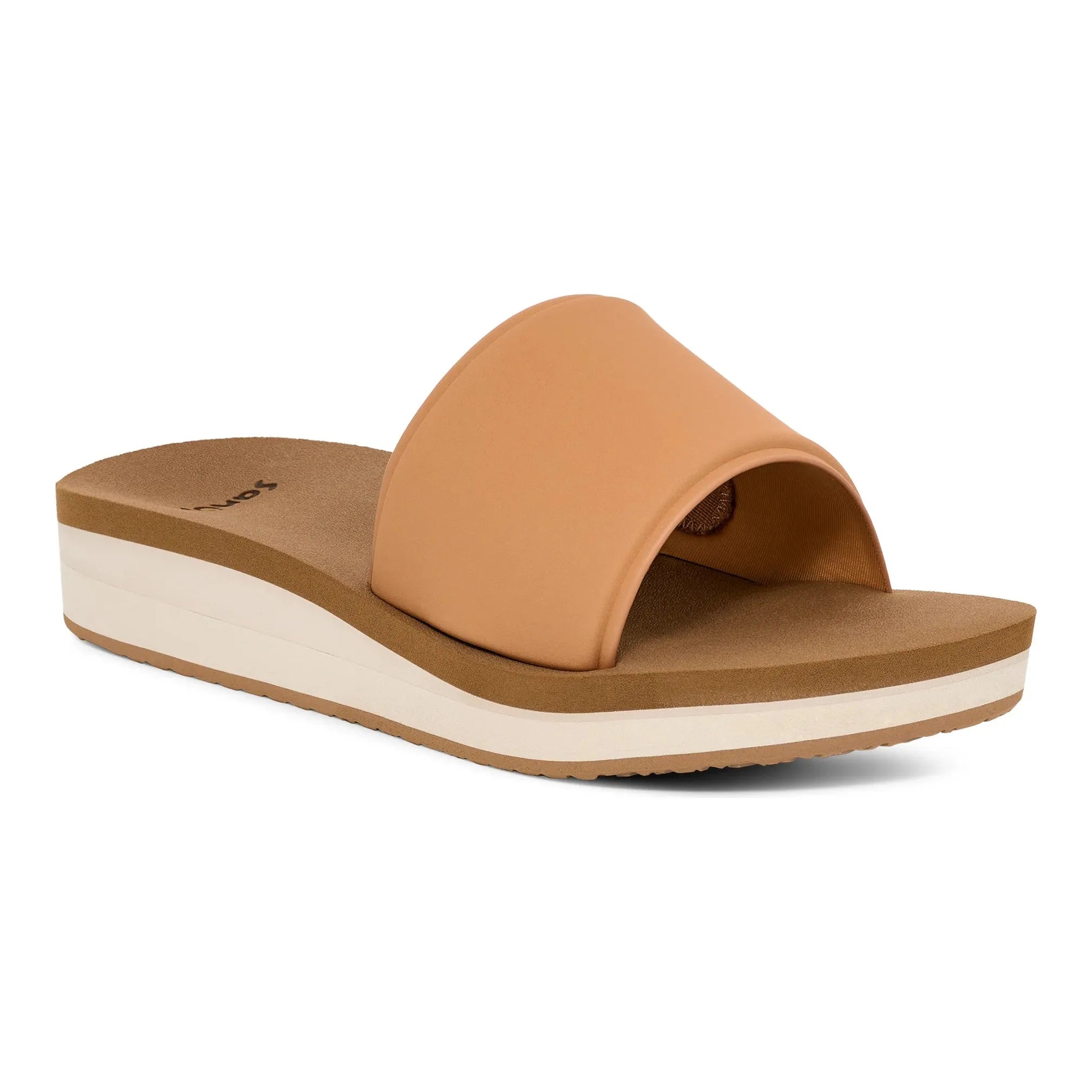 Women's Sanuk Highland Slide 1167131-TAN - Crazy House Western Wear