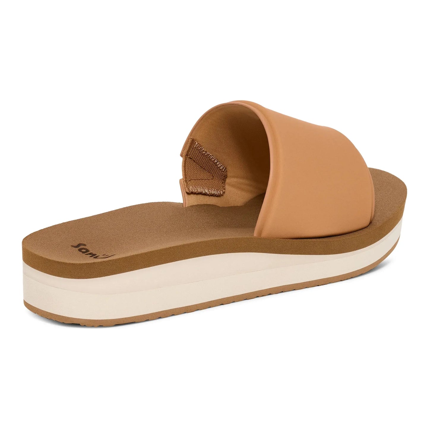 Women's Sanuk Highland Slide 1167131-TAN - Crazy House Western Wear