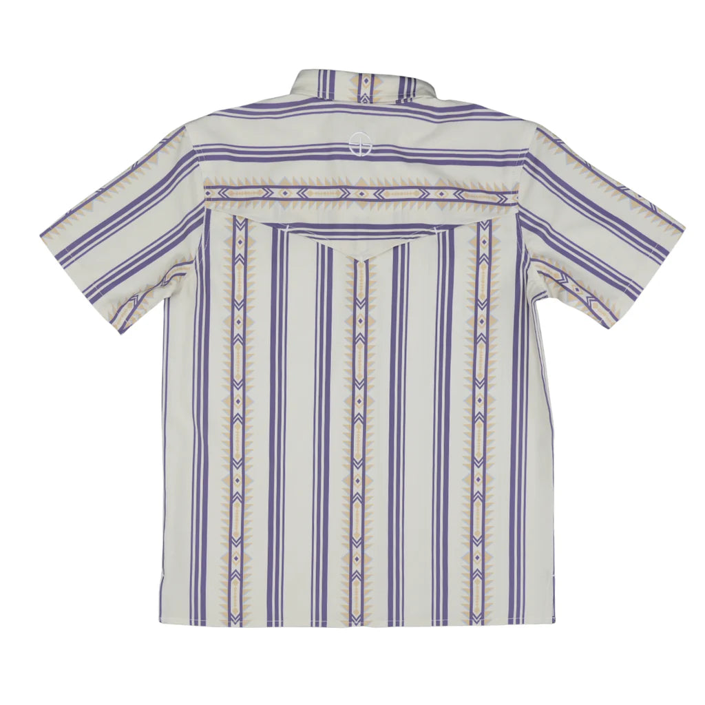 Boy's SanJac Short Sleeve The Alpine Performance Pearl Snap Shirt YTH-SS-ALPN