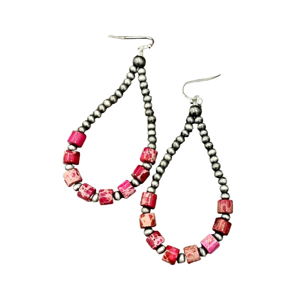 Women's Isac 3" Long Gemstone Earrings