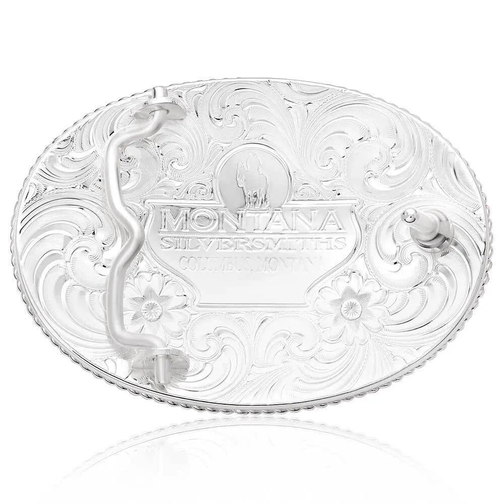 Men's Montana Silversmiths Rosebud Legacy Buckle With Galloping Horse 1256-463