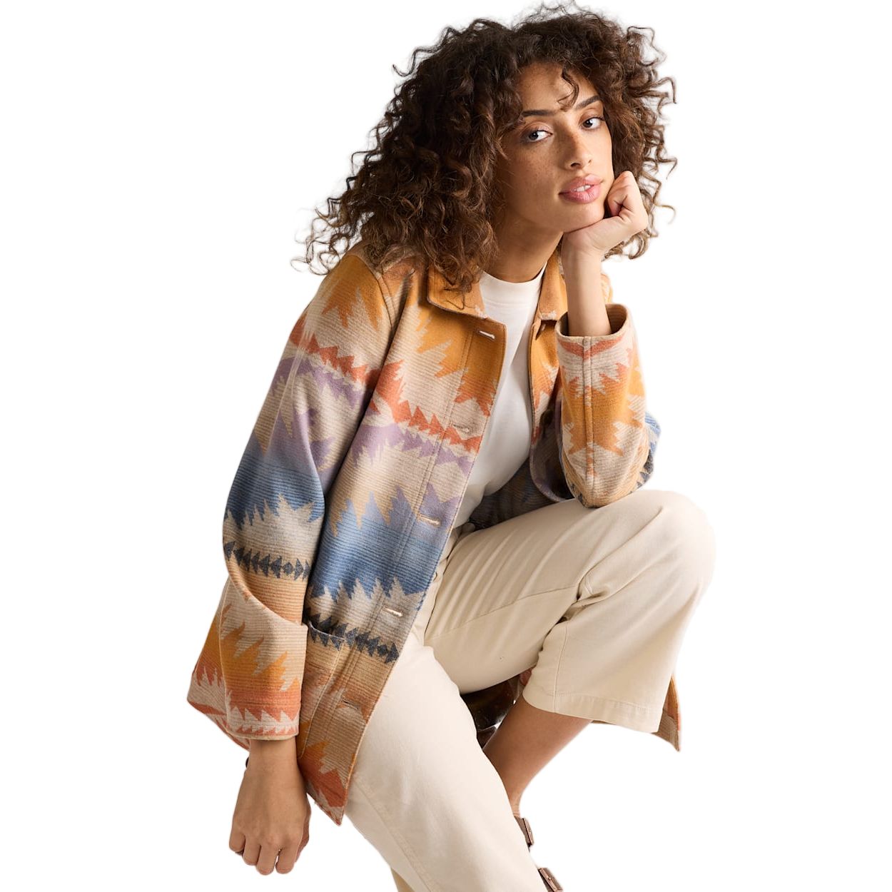Women's Pendleton Sunset Pass Wool Coat TE360-16140
