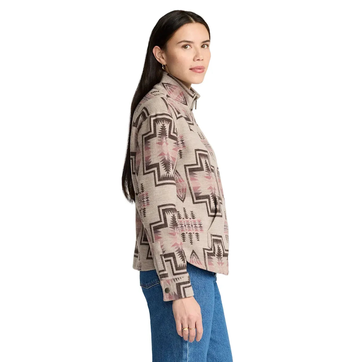 Women's Pendleton Harding Cotton Chamois Half-zip Pullover TM635-69979