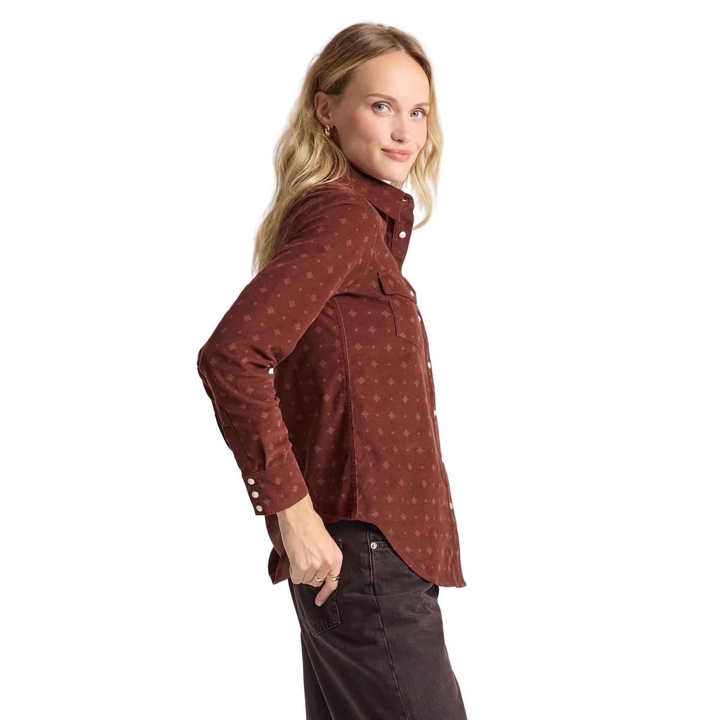 Women's Pendleton Corduroy Gambler Shirt TM624-84002