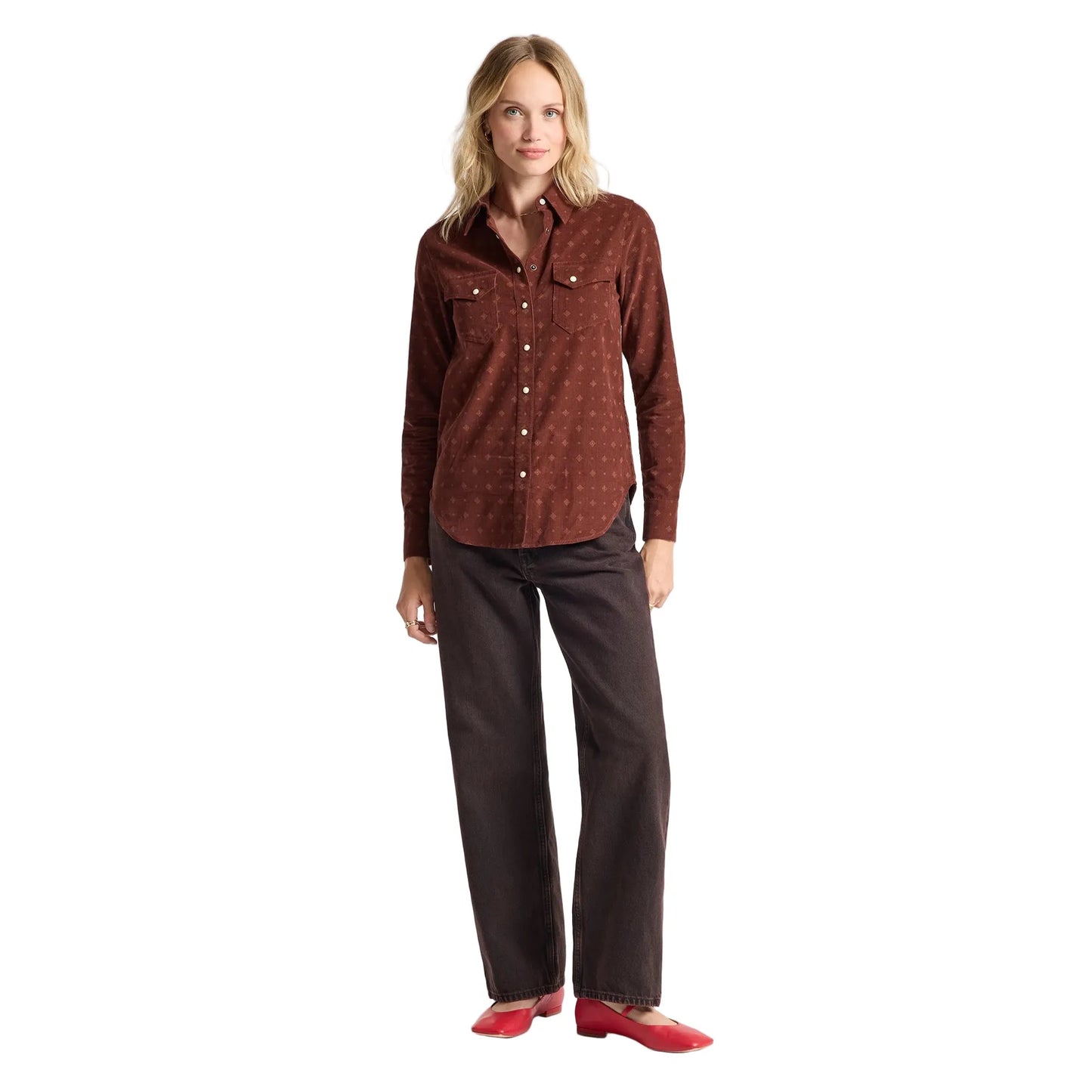 Women's Pendleton Corduroy Gambler Shirt TM624-84002
