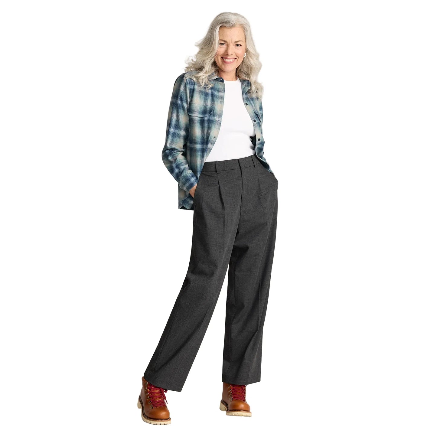Women's Pendleton Plaid Board Shirt TM616-32740