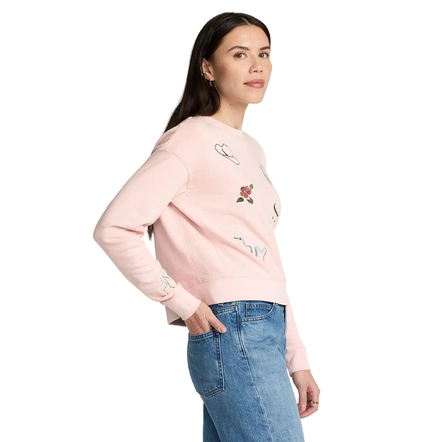 Women's Pendleton Western Graphic French Terry Pullover TB388-87477
