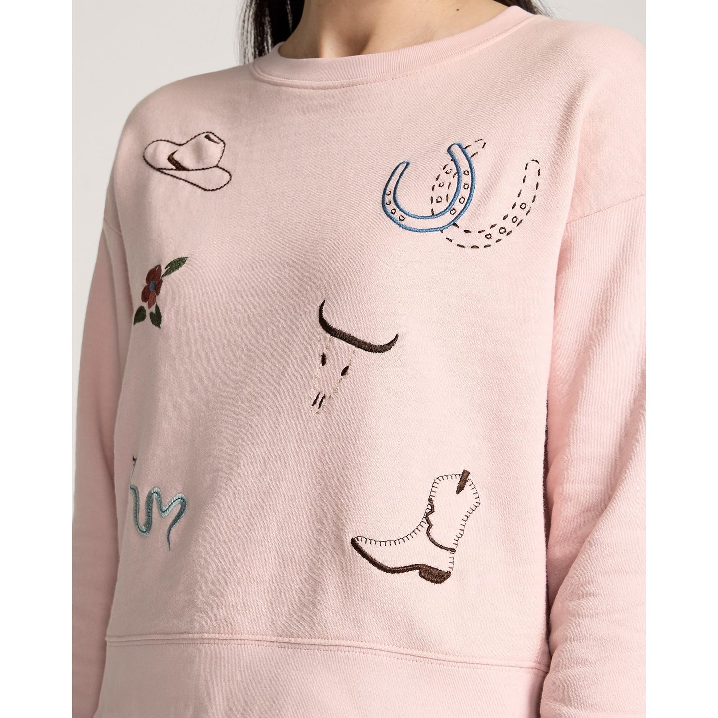 Women's Pendleton Western Graphic French Terry Pullover TB388-87477