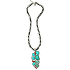 Women's Isac 30" Navajo Pearl Turquoise Necklace