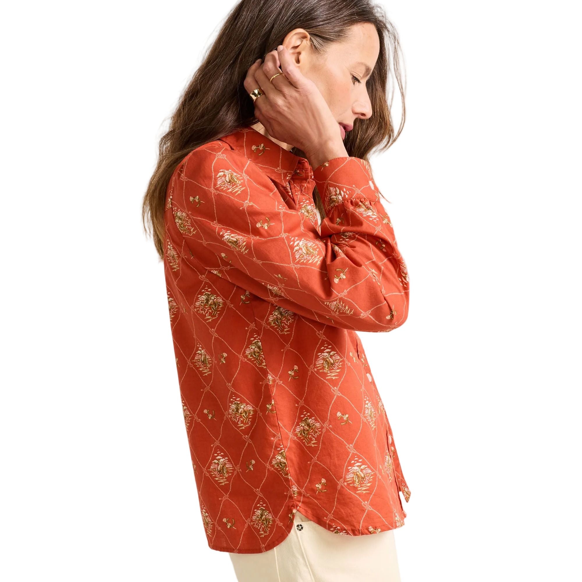 Women's Pendleton Cowgirl Lattice Winona Puff Sleeve Shirt TM661-84010